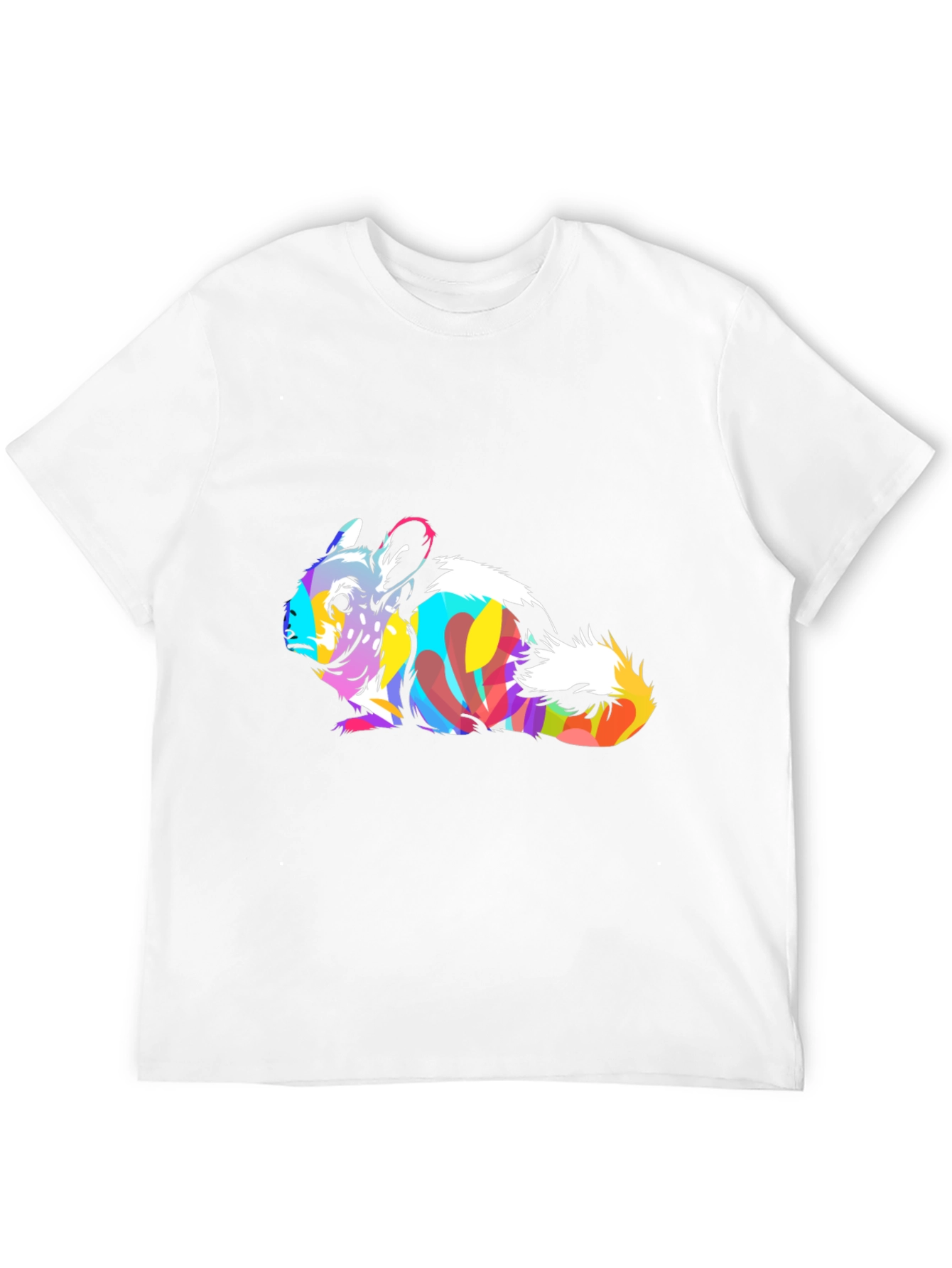 Vibrant Chinchilla Graphic Tee - Unique Animal Print