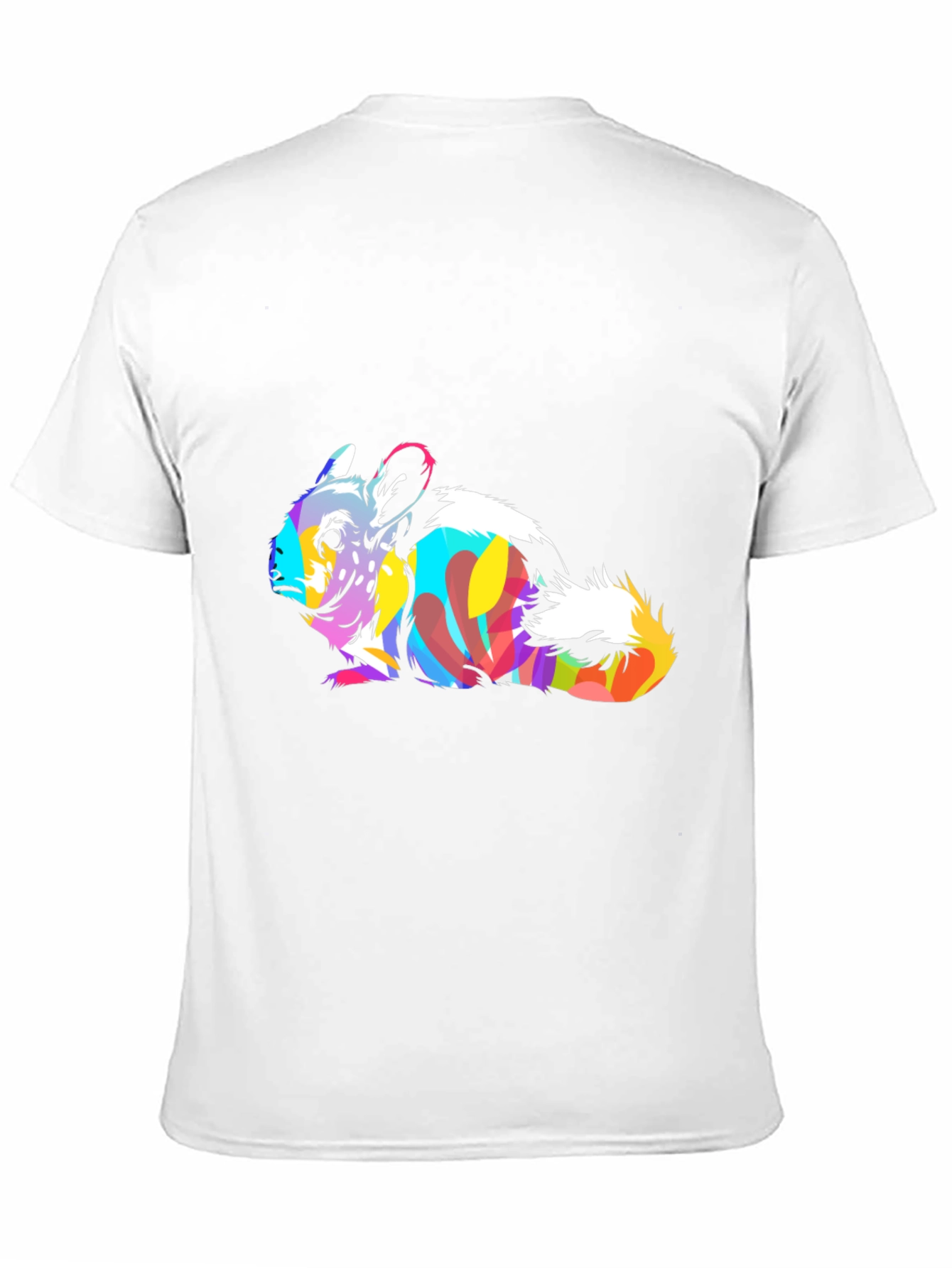 Vibrant Chinchilla Graphic Tee - Unique Animal Print