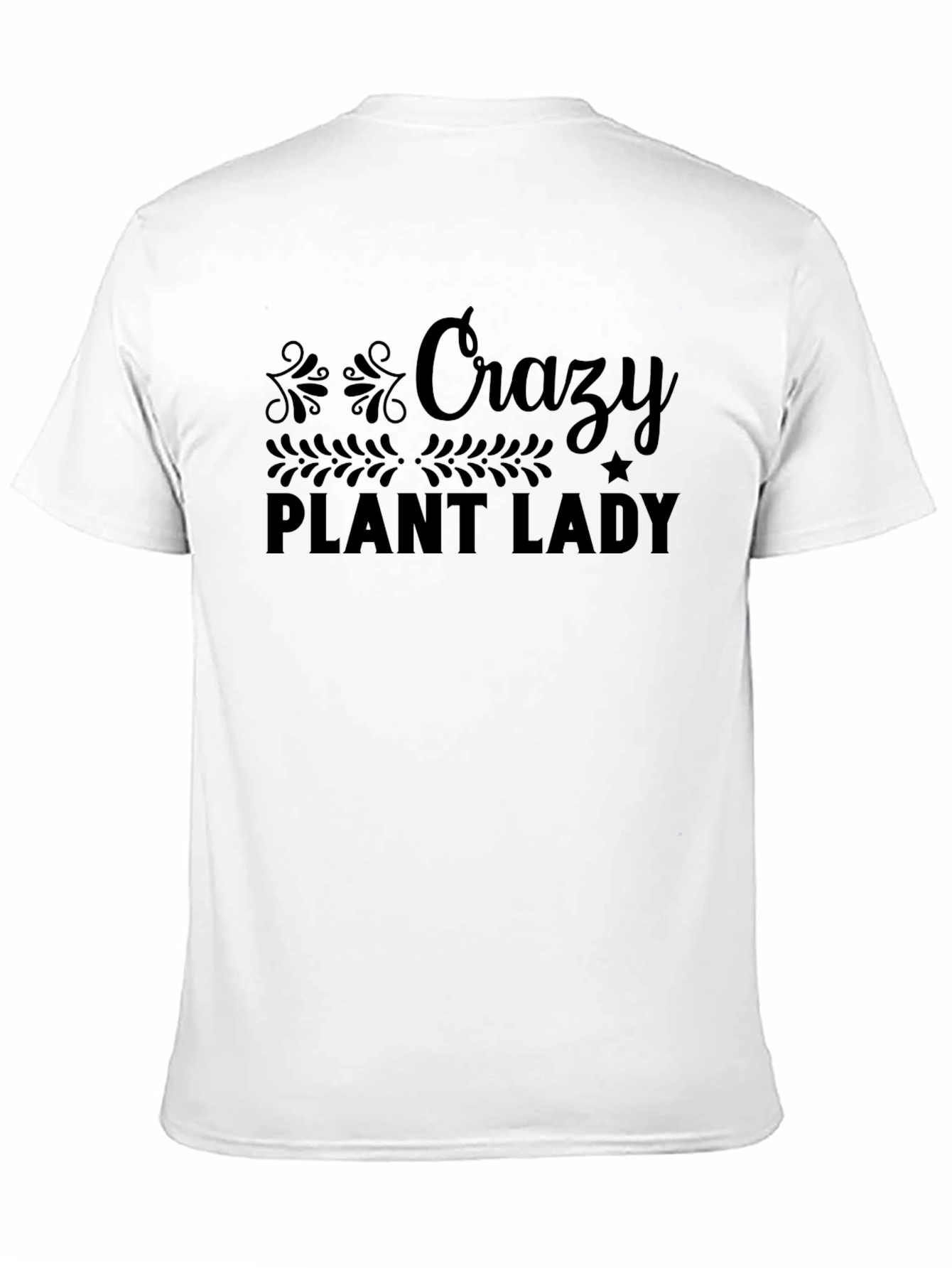 Crazy Plant Lady Graphic T-Shirt - Black