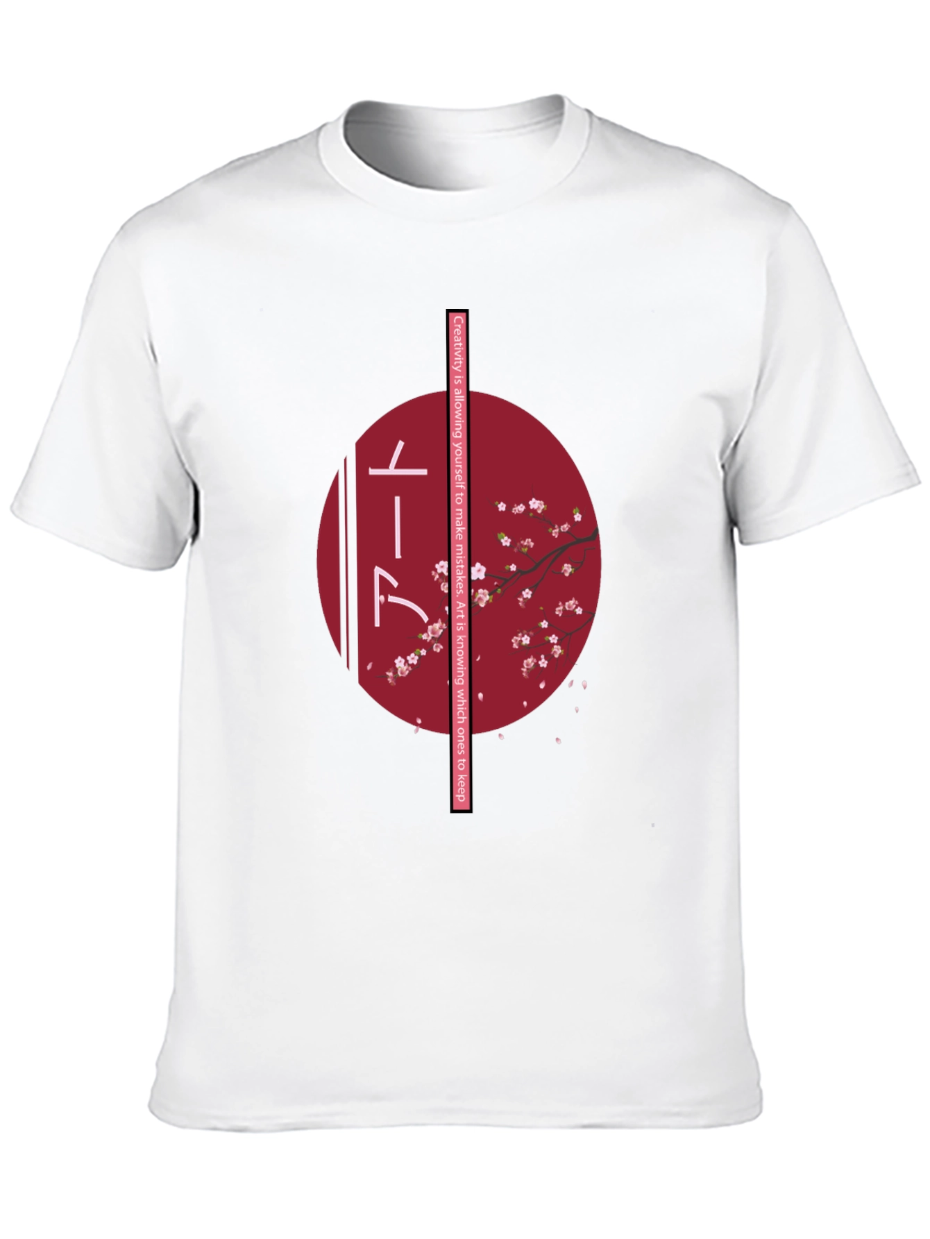 Japanese Art Cherry Blossom Graphic Tee