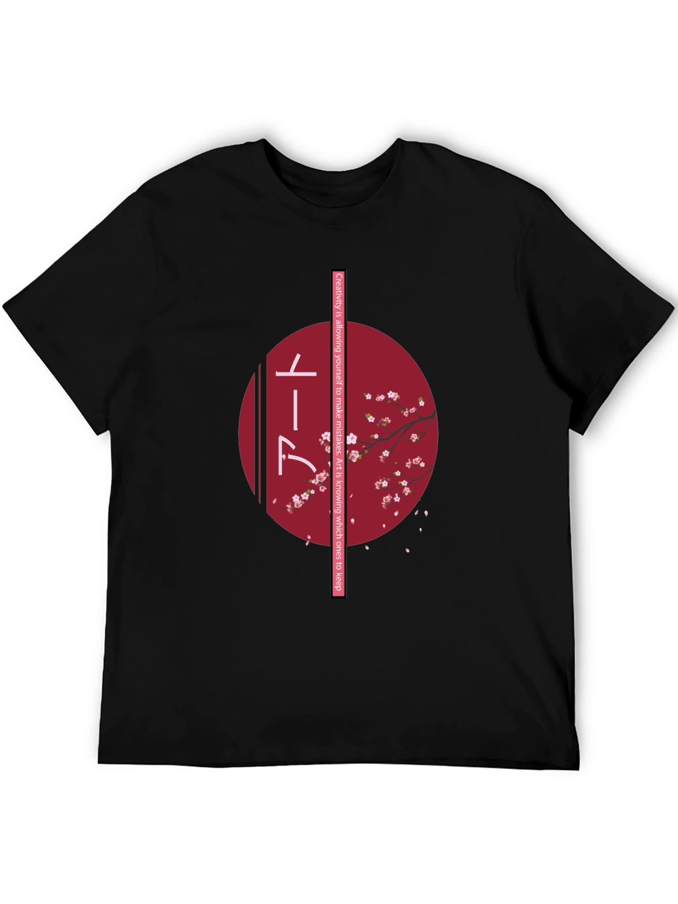 Japanese Art Cherry Blossom Graphic Tee