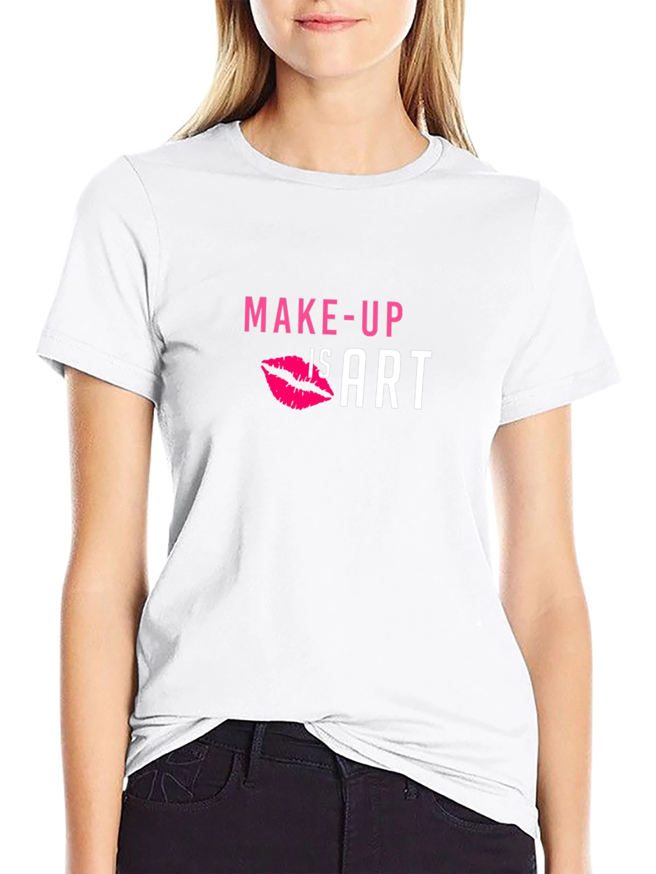 Makeup is Art Black Graphic T-Shirt