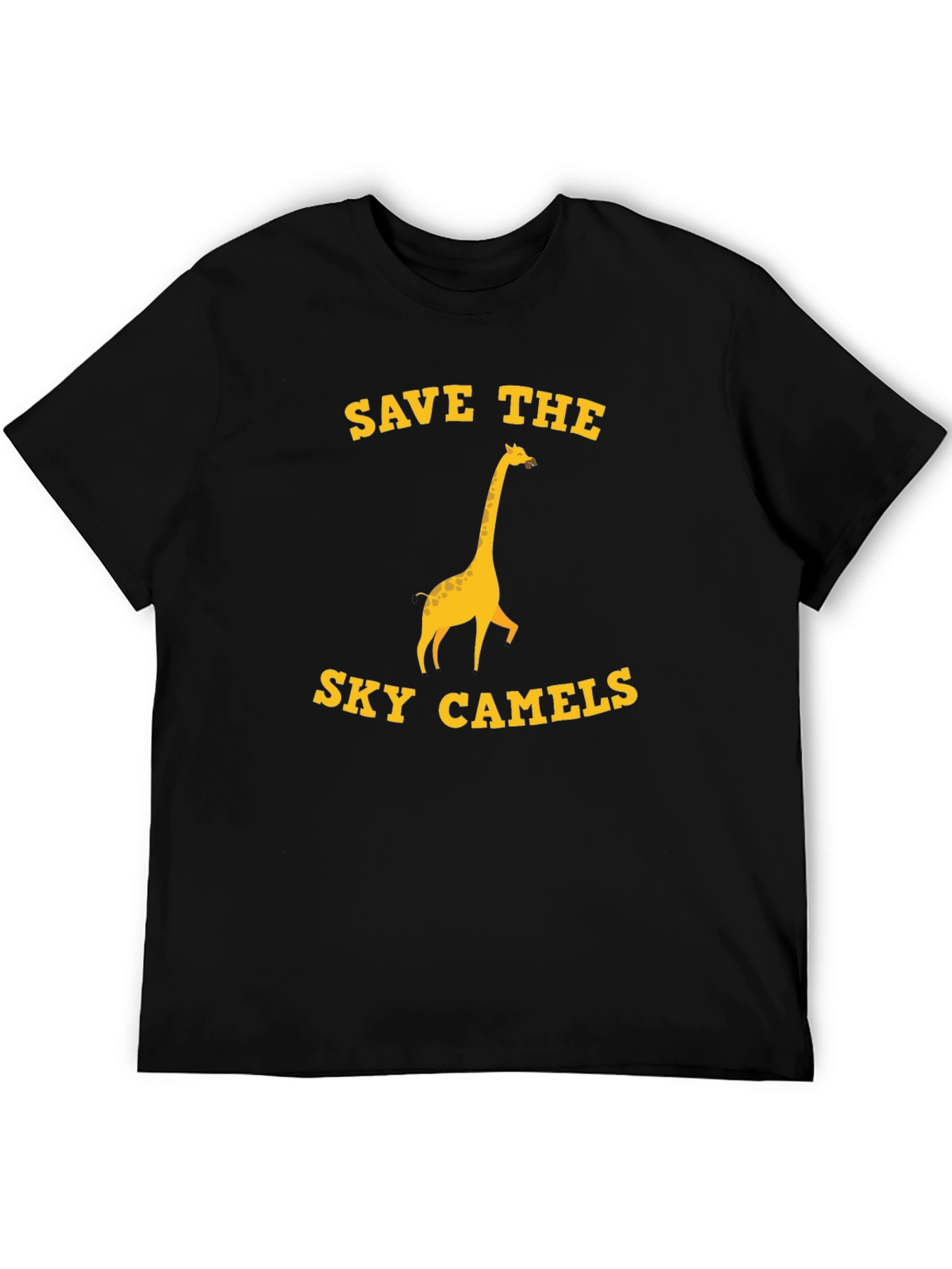 Save the Sky Camels Graphic Tee - Giraffe T-Shirt