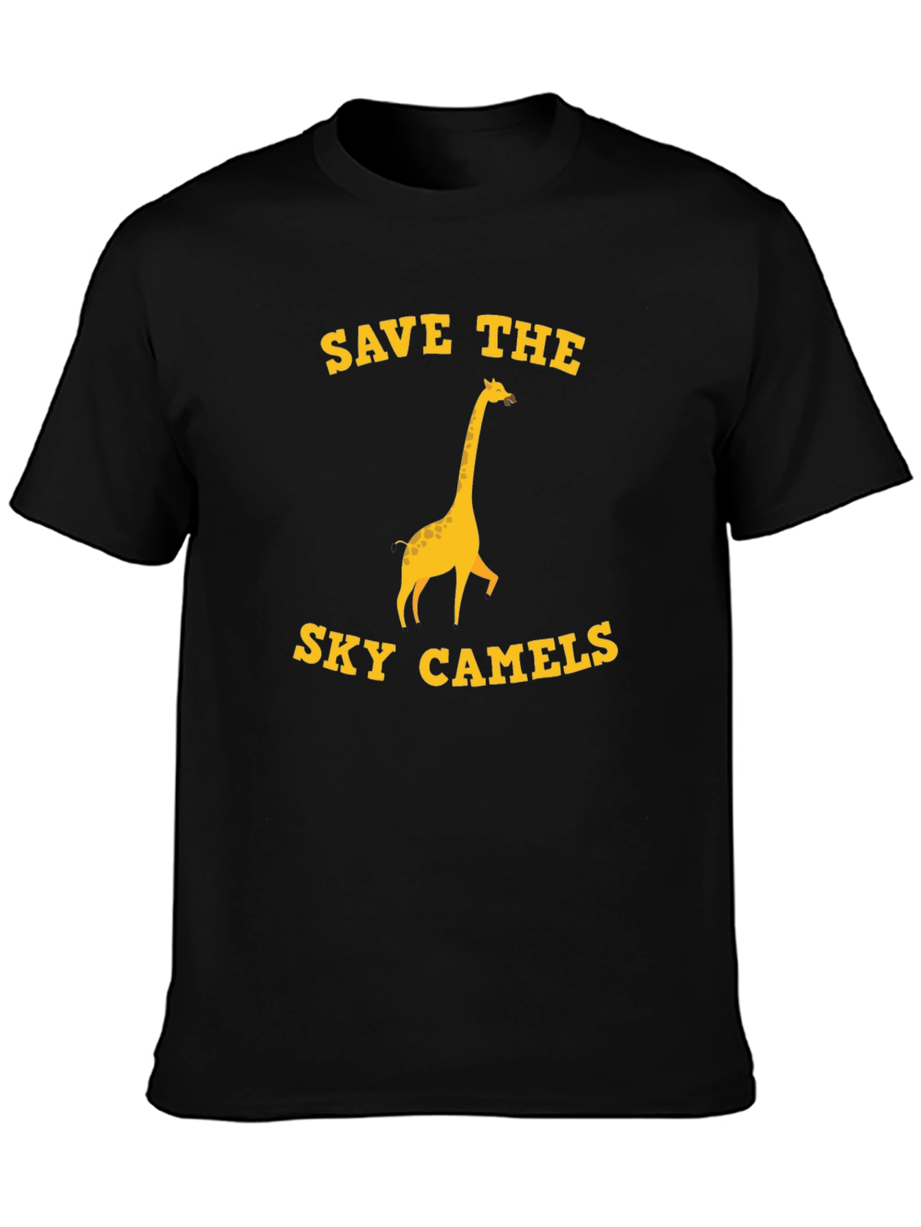 Save the Sky Camels Graphic Tee - Giraffe T-Shirt