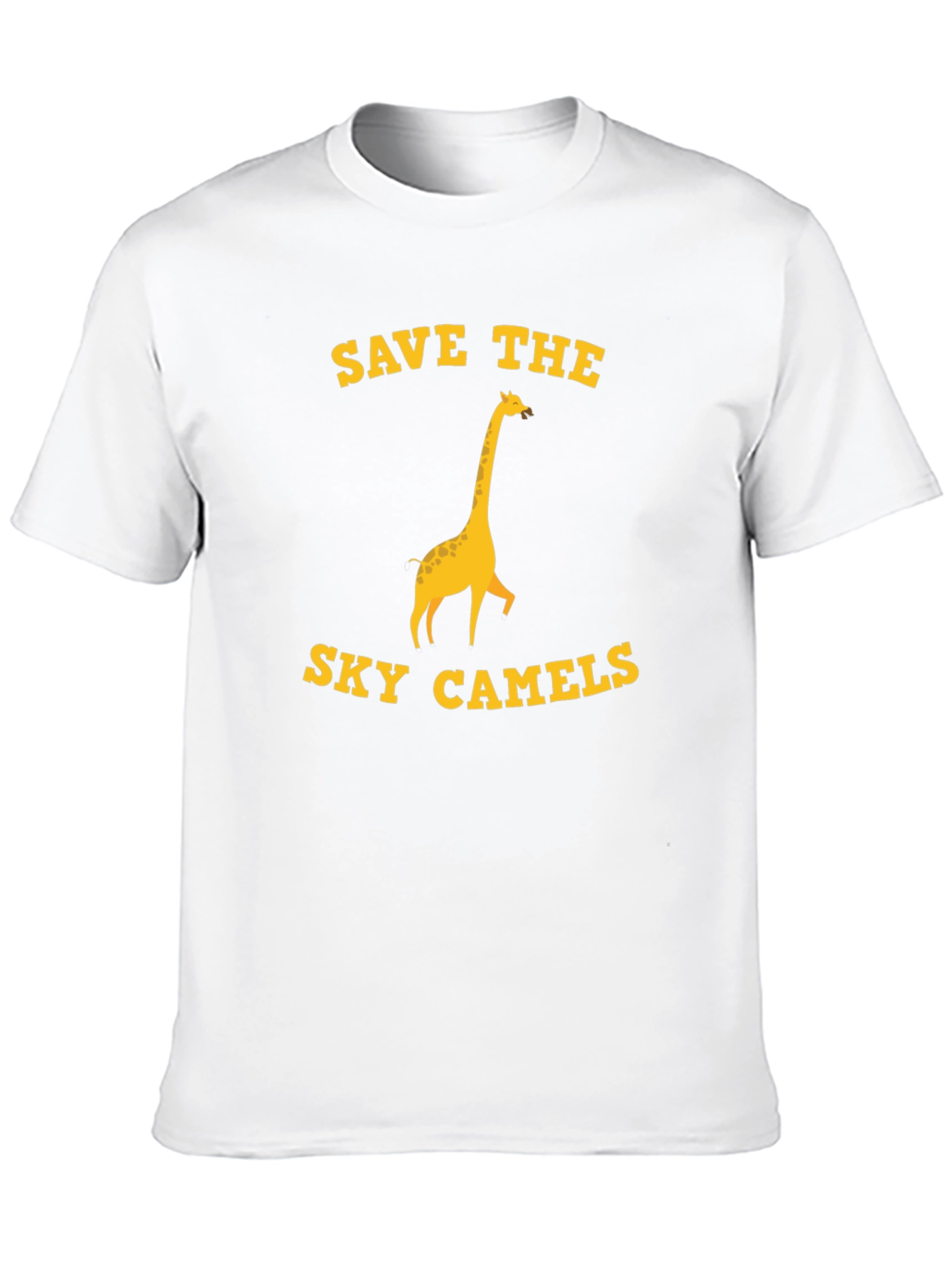 Save the Sky Camels Graphic Tee - Giraffe T-Shirt