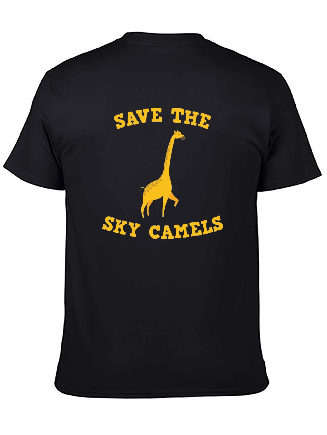 Save the Sky Camels Graphic Tee - Giraffe T-Shirt