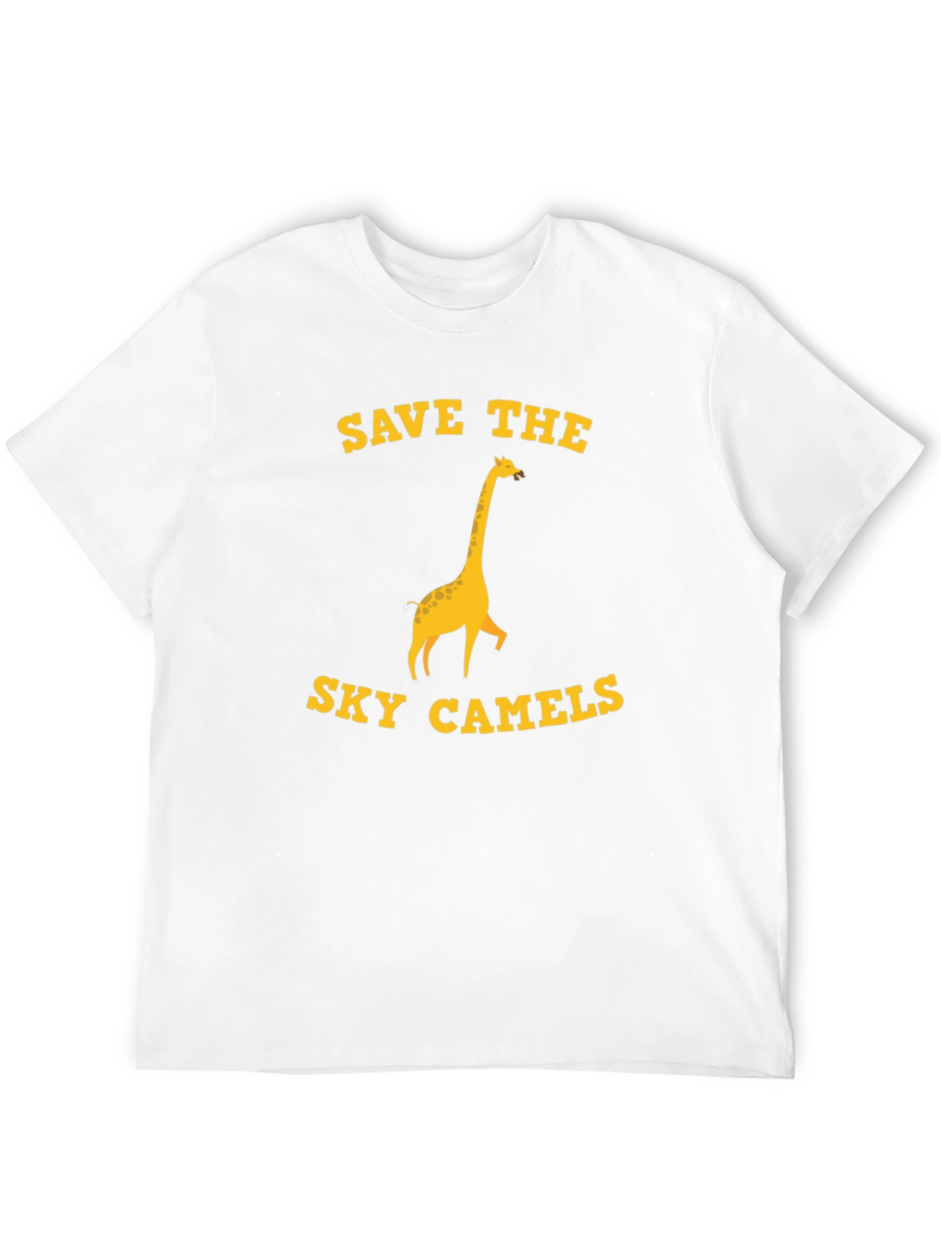 Save the Sky Camels Graphic Tee - Giraffe T-Shirt