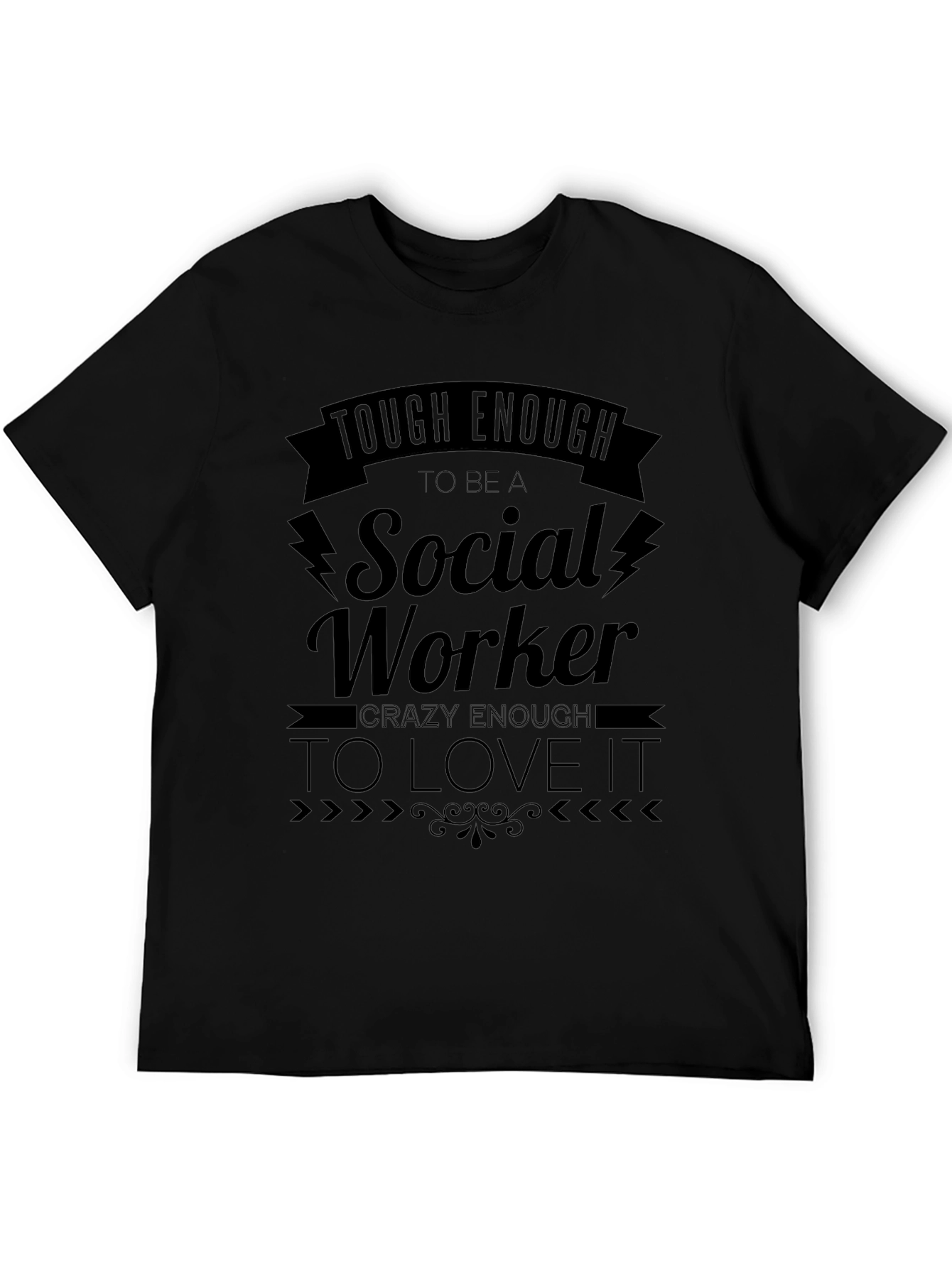 Tough Enough Social Worker Graphic Tee