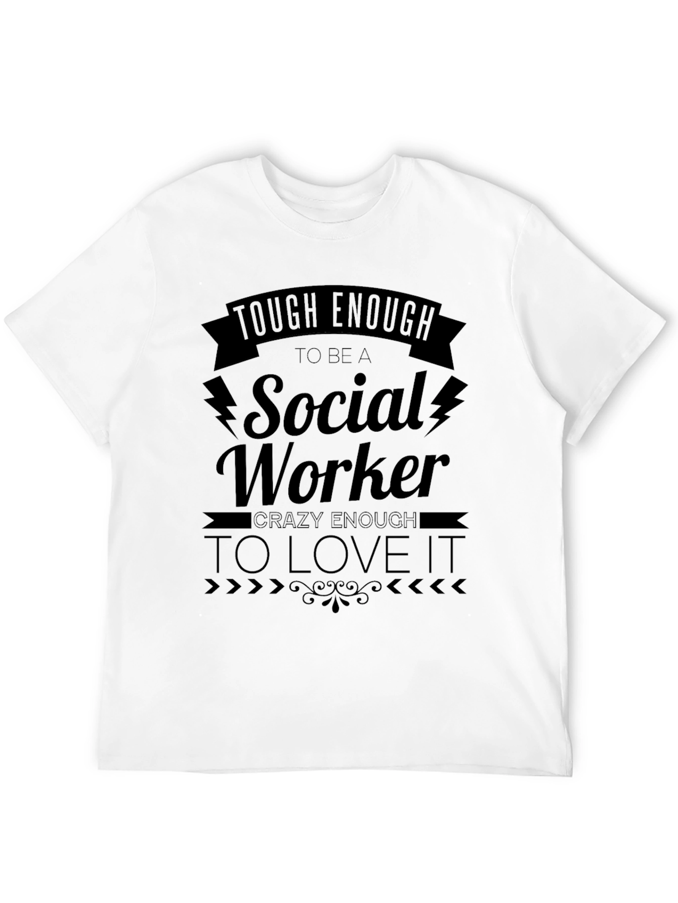 Tough Enough Social Worker Graphic Tee
