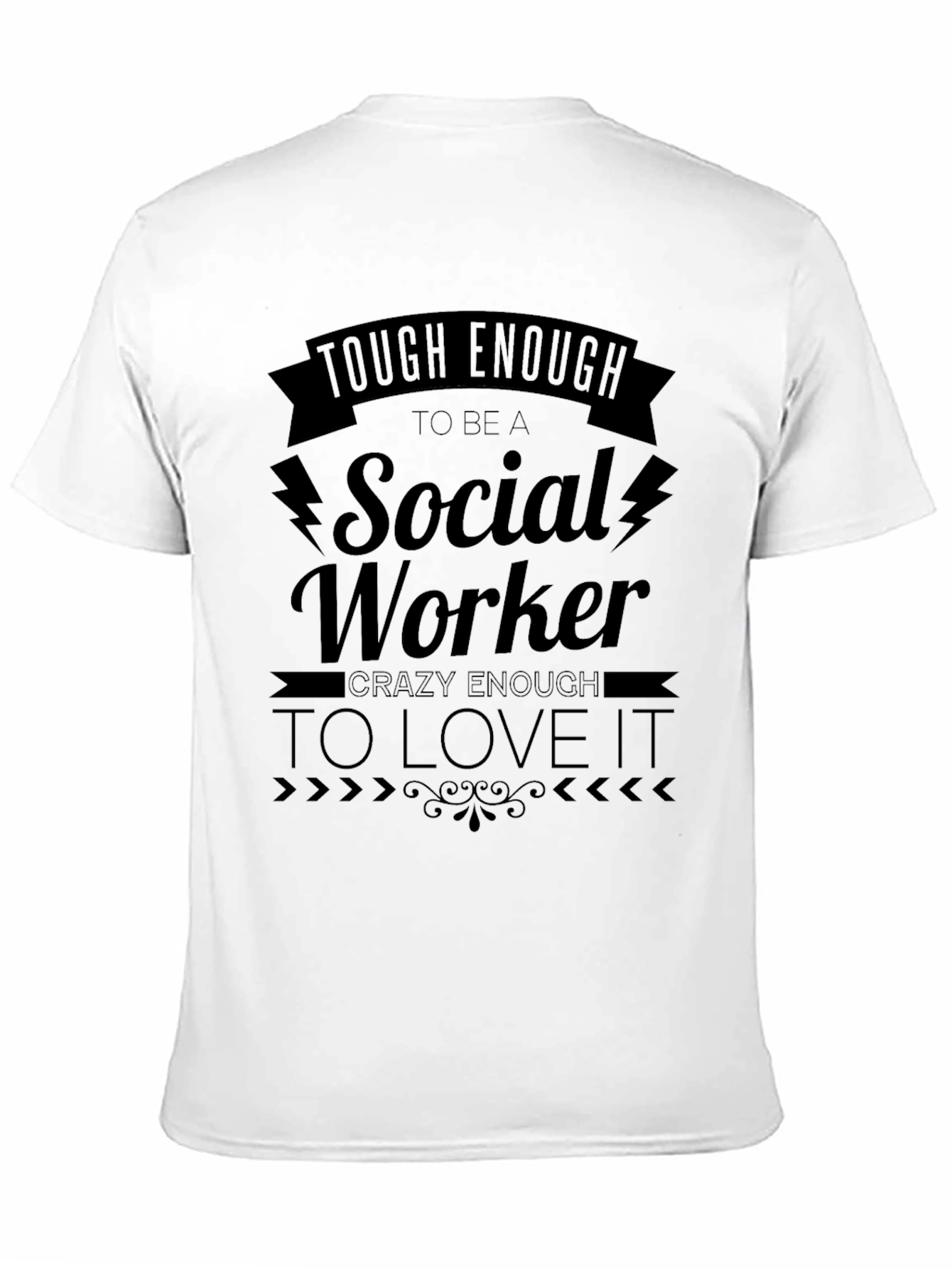 Tough Enough Social Worker Graphic Tee