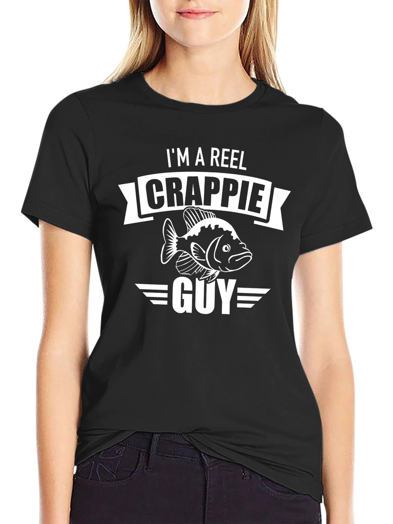 Im a Reel Crappie Guy T-Shirt Funny Fishing Tee