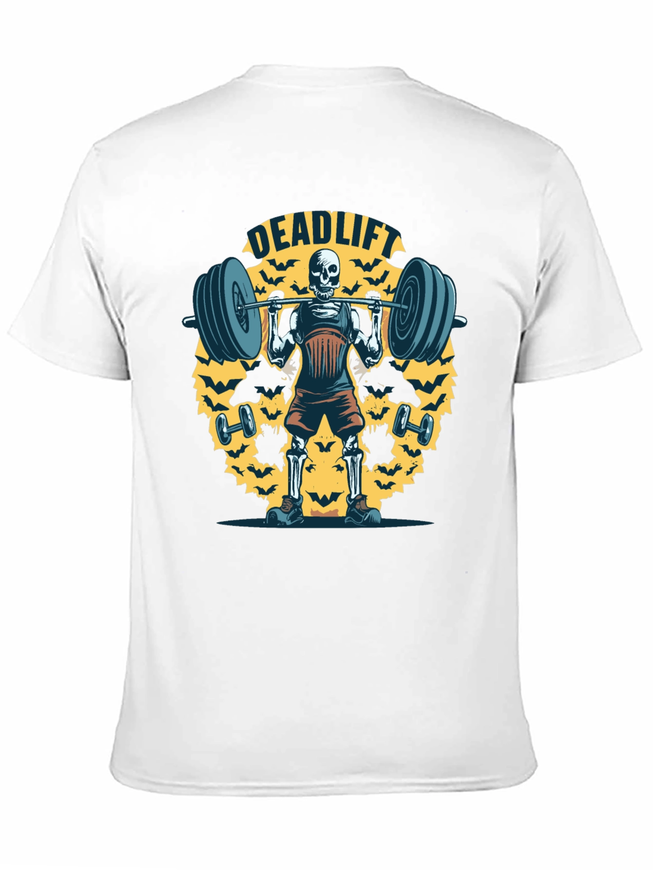 Deadlift Skeleton Graphic T-Shirt