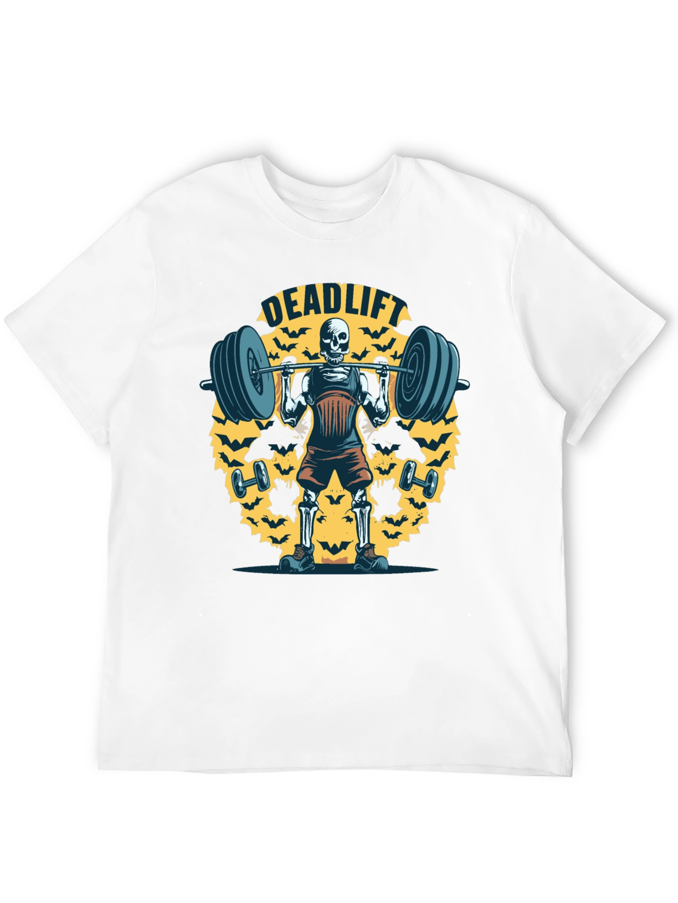 Deadlift Skeleton Graphic T-Shirt