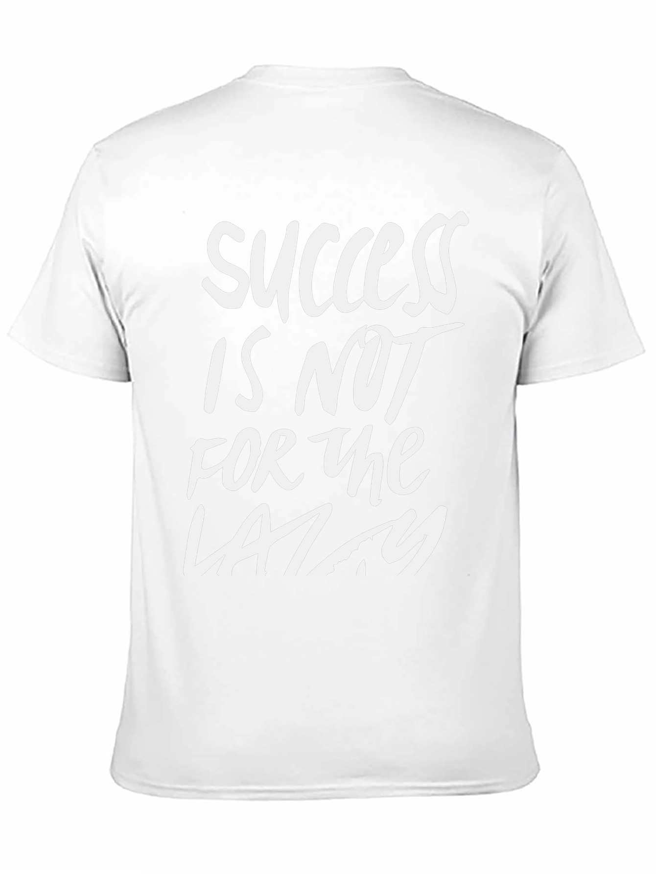 Success Is Not For The Lazy Black T-Shirt