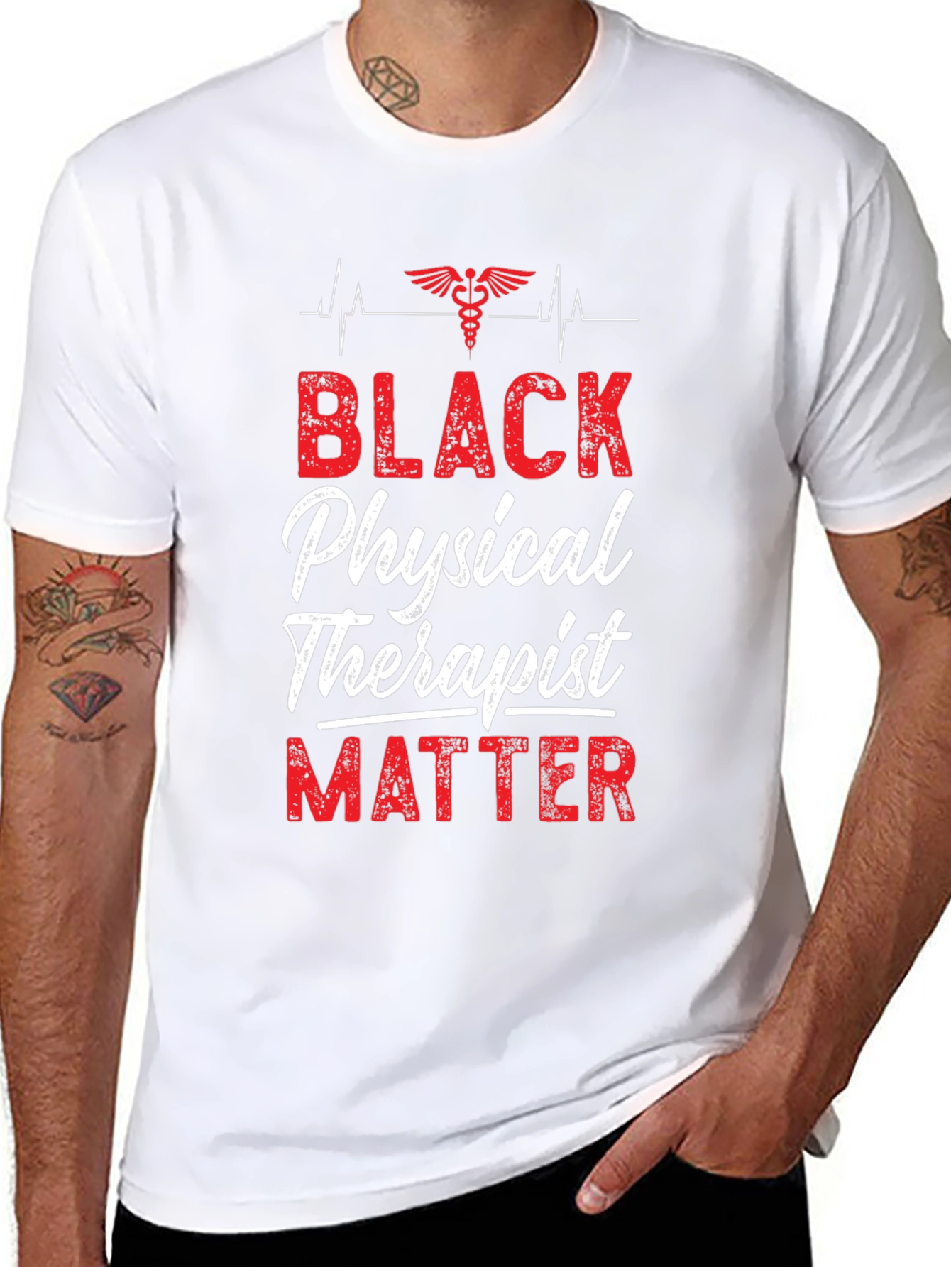 Black Physical Therapist Matter T-Shirt
