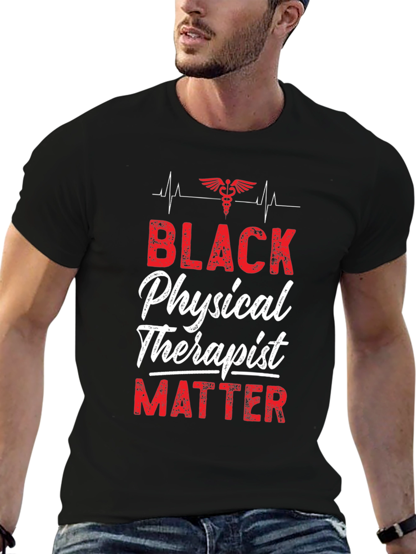 Black Physical Therapist Matter T-Shirt