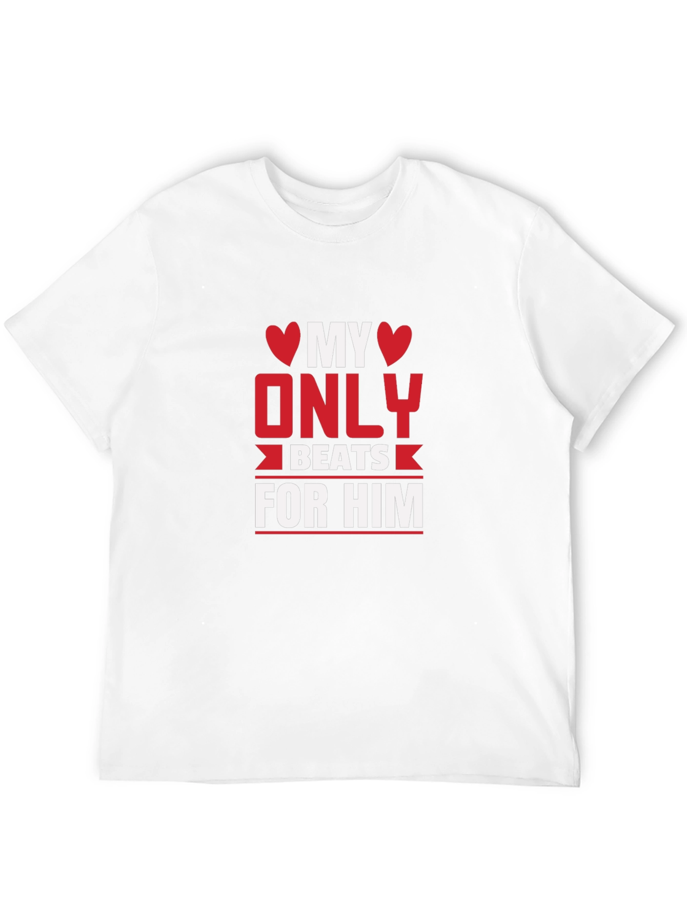 My Only Heart Beats For Him Graphic T-Shirt