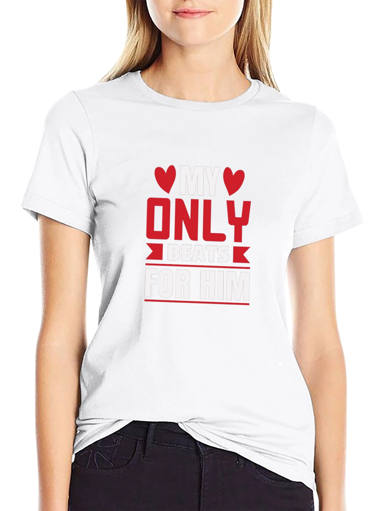 My Only Heart Beats For Him Graphic T-Shirt