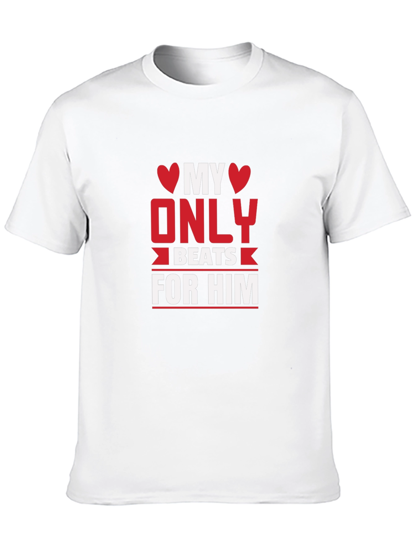 My Only Heart Beats For Him Graphic T-Shirt
