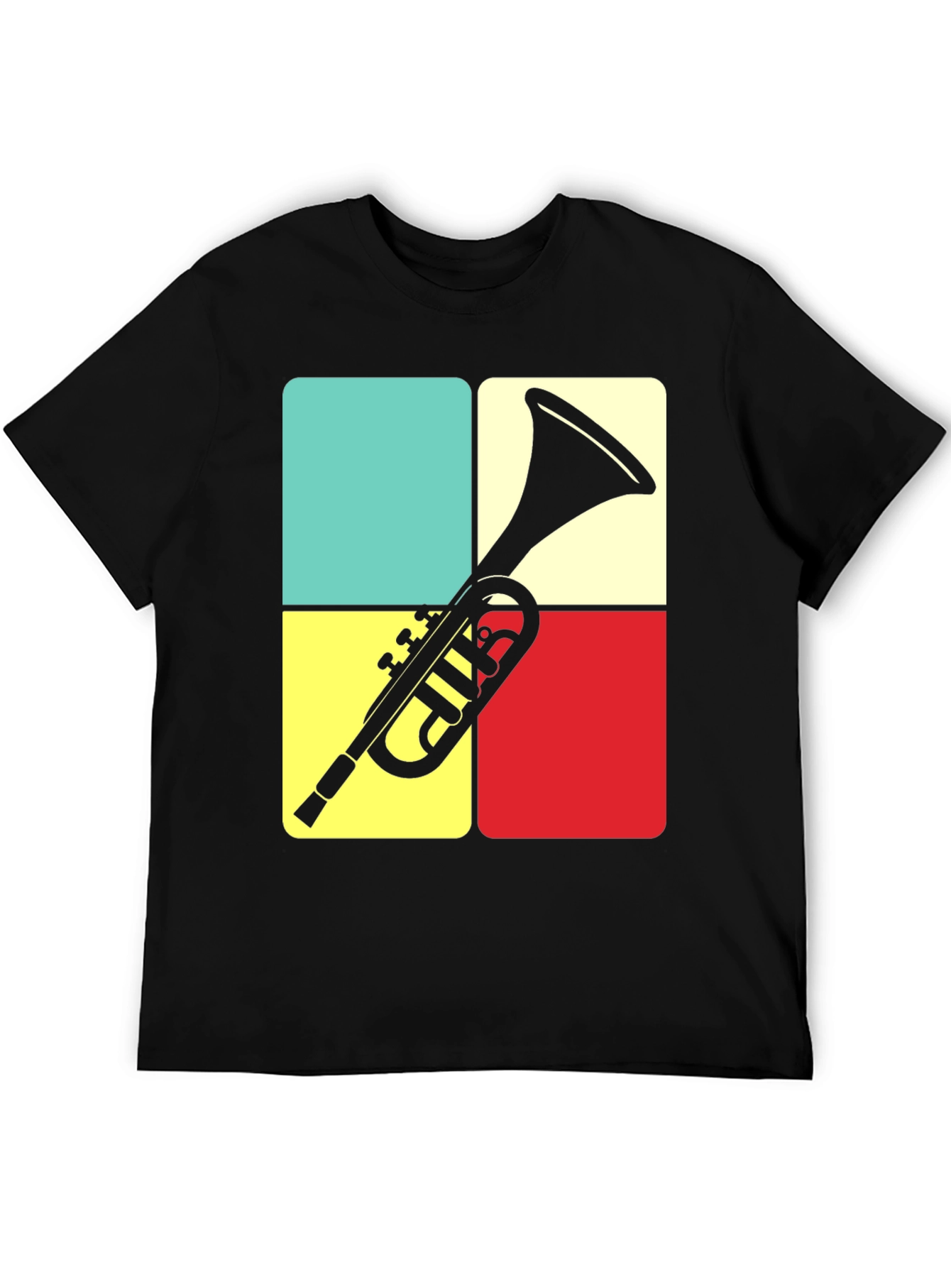 Retro Trumpet Graphic Tee - Musicians Style