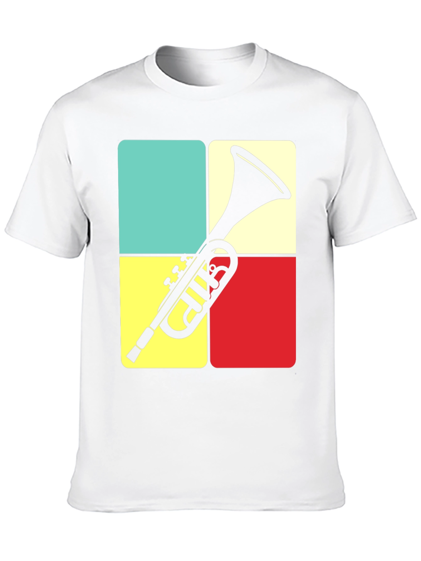 Retro Trumpet Graphic Tee - Musicians Style