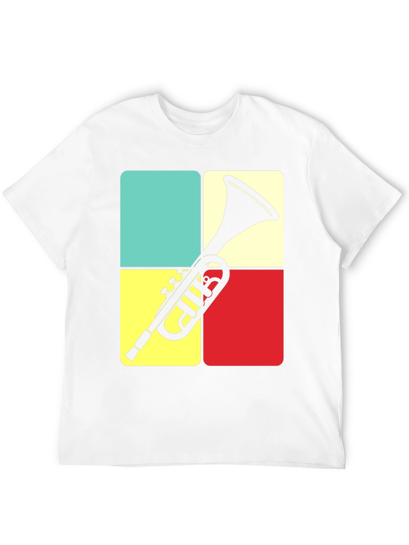 Retro Trumpet Graphic Tee - Musicians Style