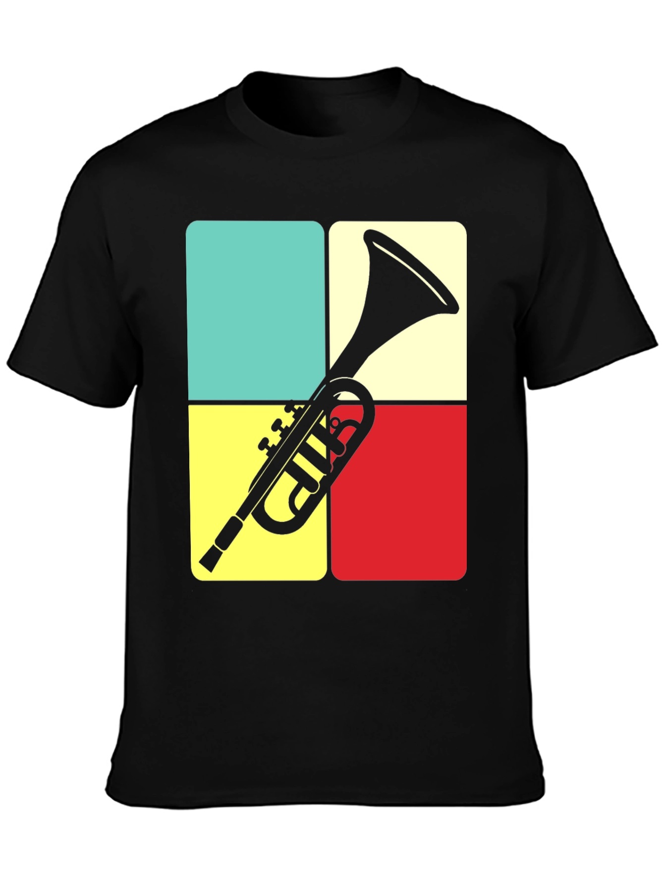 Retro Trumpet Graphic Tee - Musicians Style