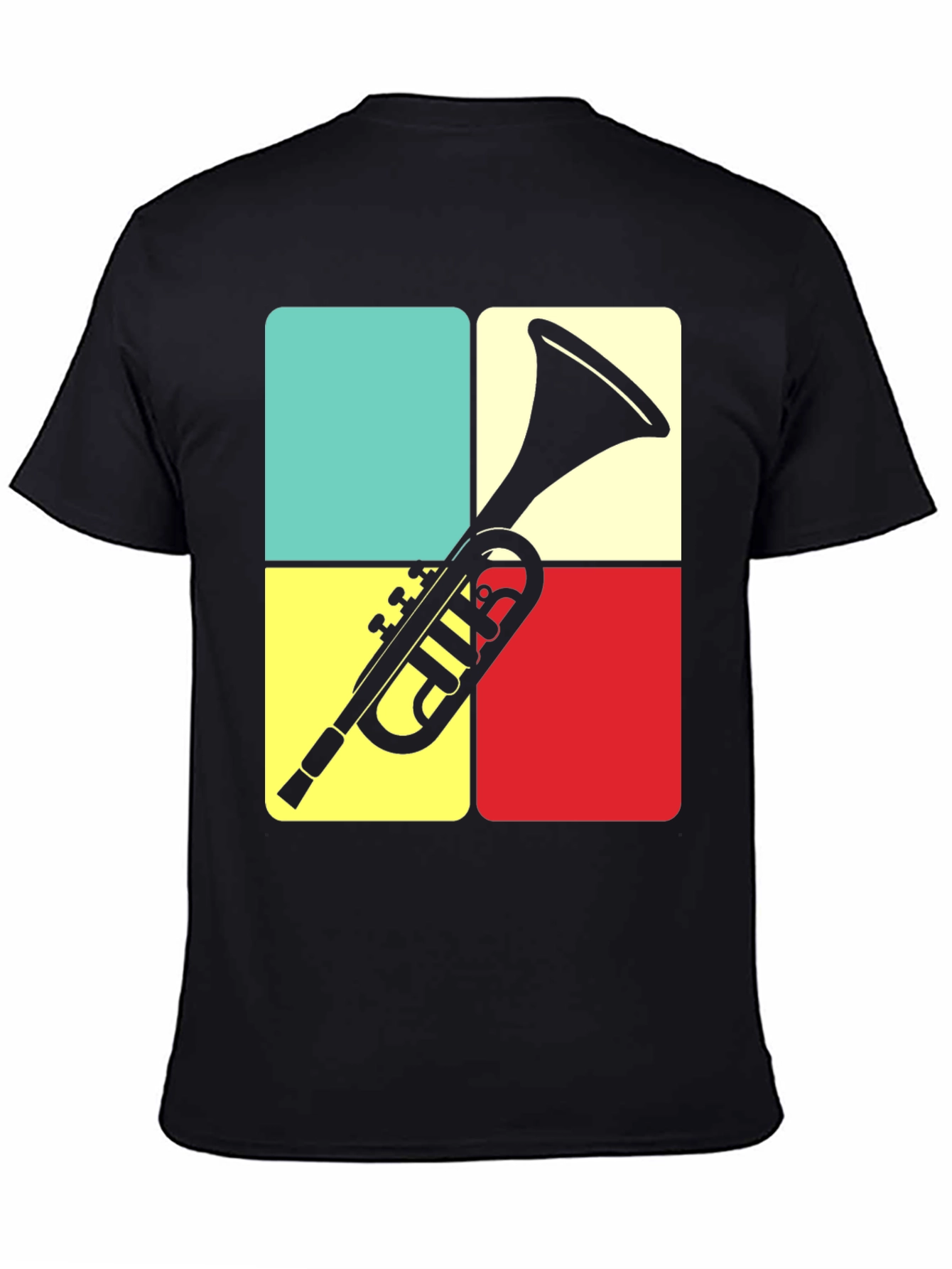Retro Trumpet Graphic Tee - Musicians Style