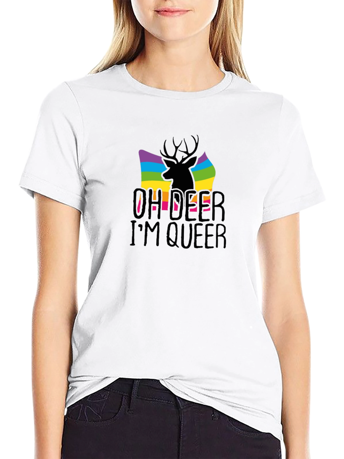 Oh Deer Im Queer LGBTQ+ Pride T-Shirt