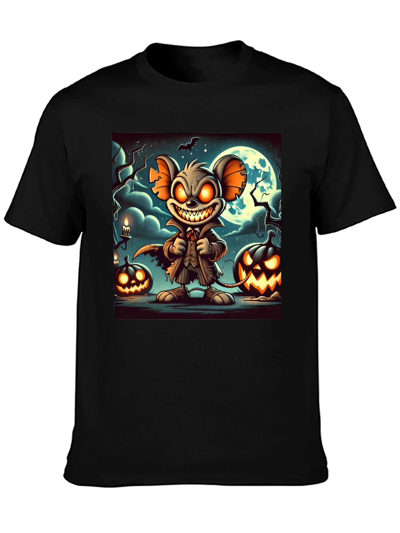 Spooky Halloween Mouse T-Shirt