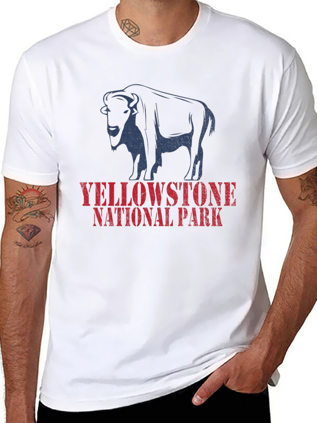 Yellowstone National Park Bison Graphic Tee