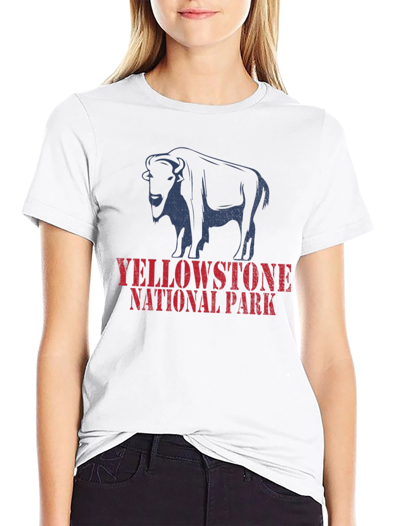 Yellowstone National Park Bison Graphic Tee