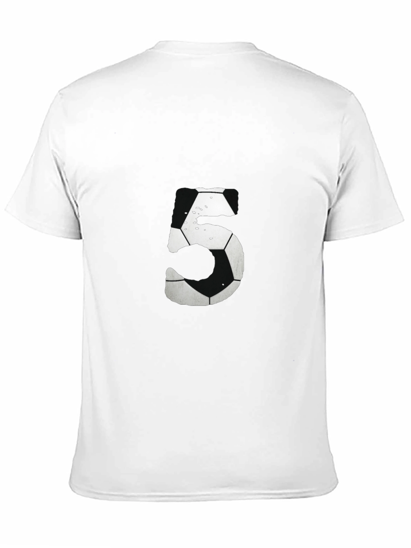 Soccer Ball Number 5 Graphic Tee