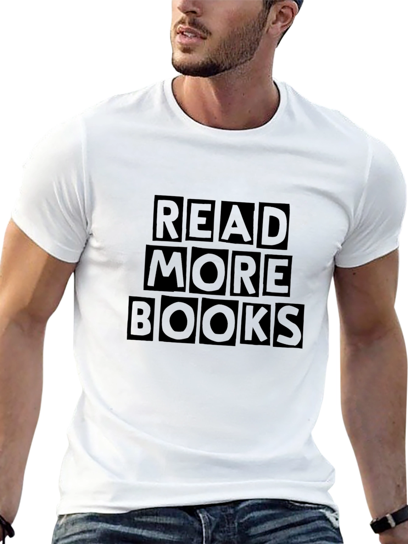 Read More Books Black Graphic Tee