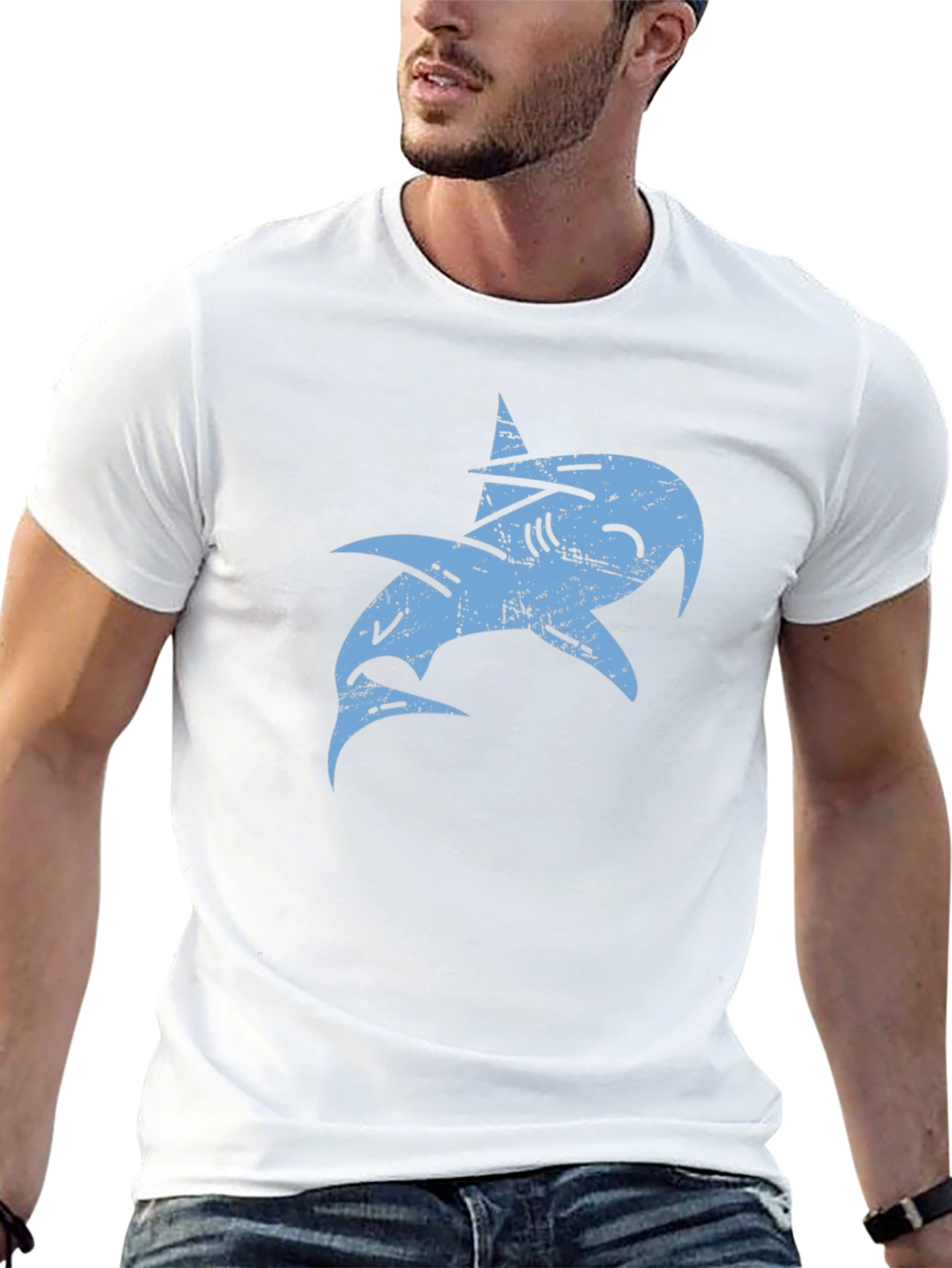 Shark Graphic T-Shirt - Casual Comfort