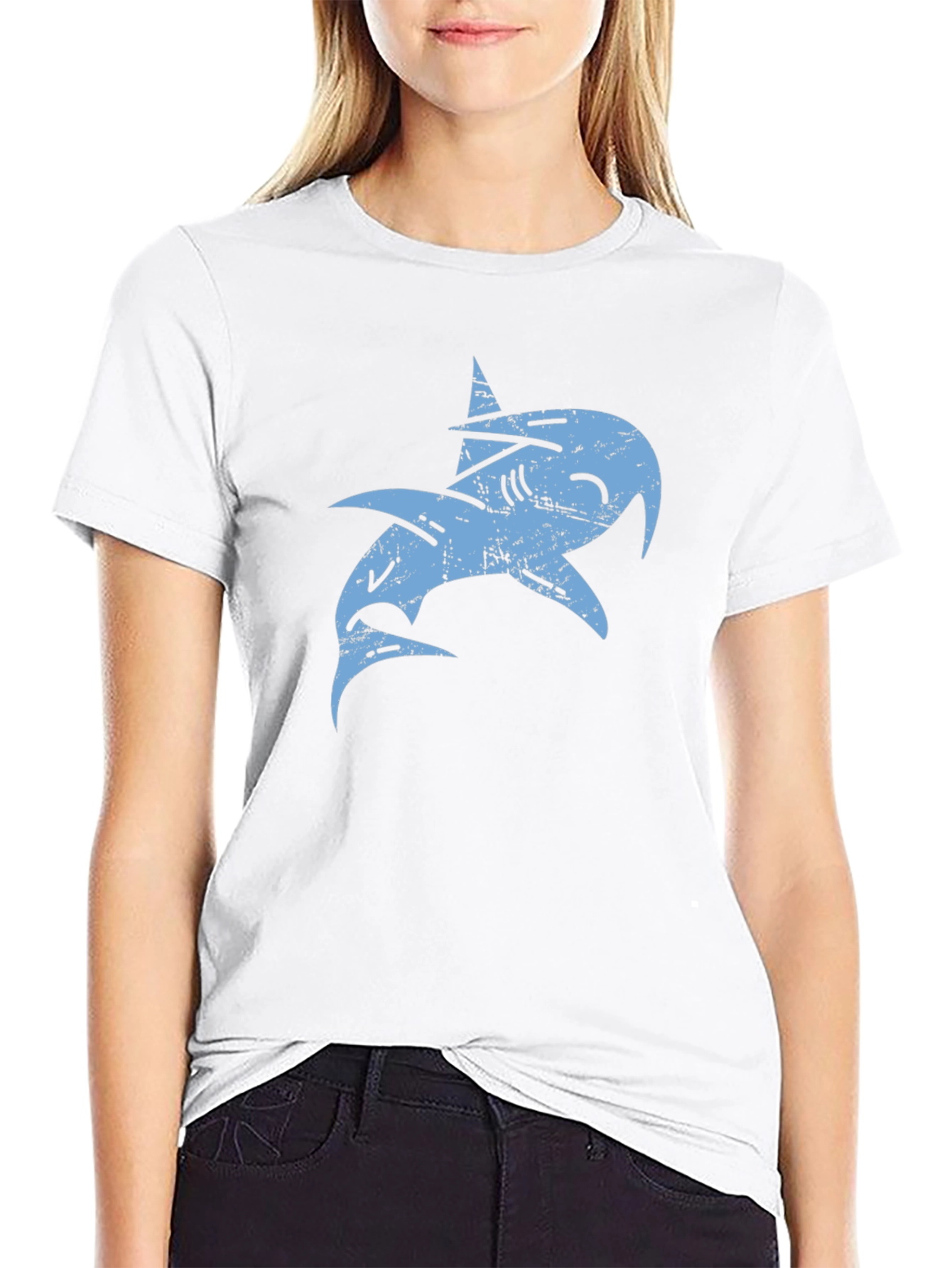 Shark Graphic T-Shirt - Casual Comfort