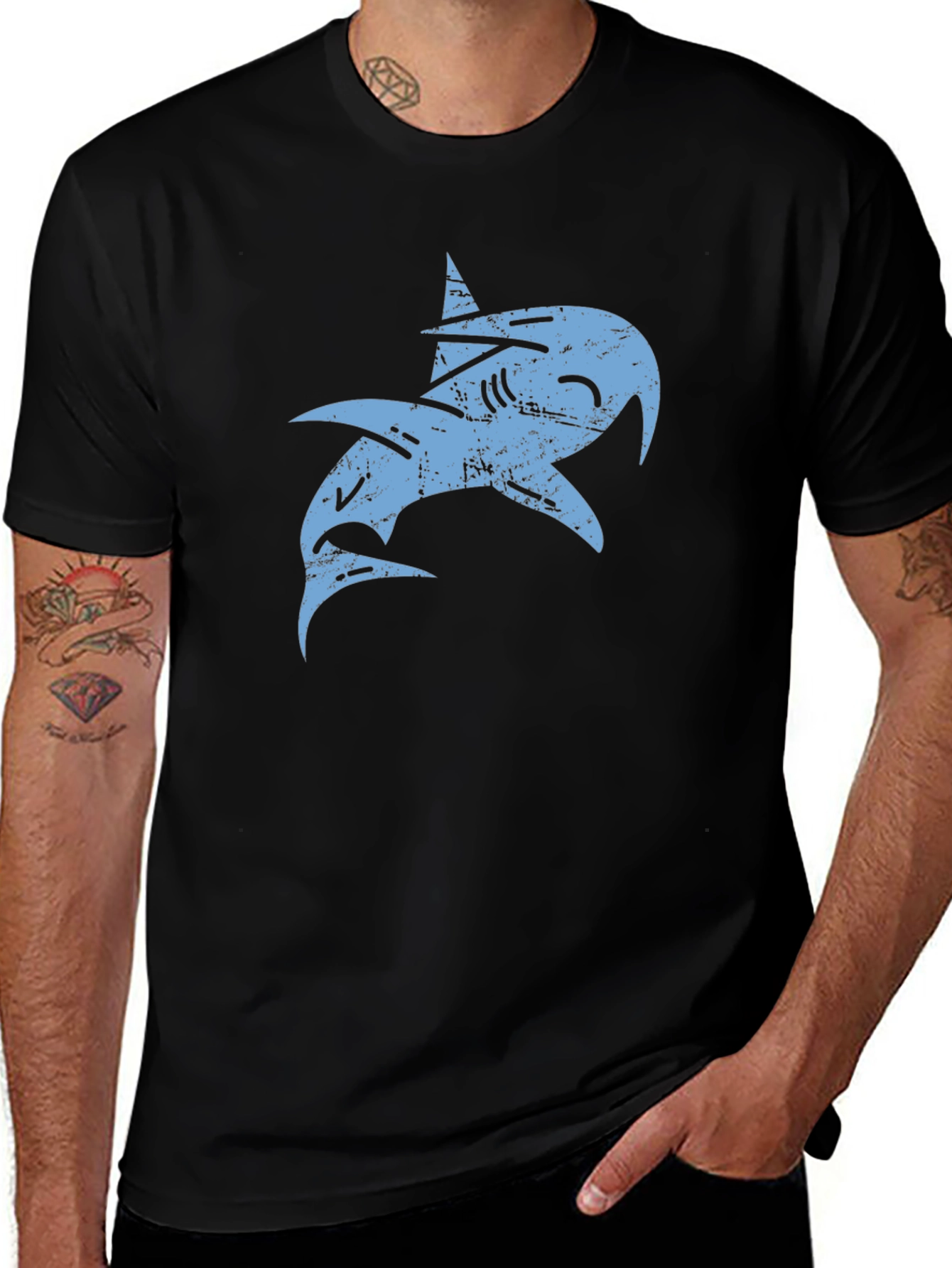 Shark Graphic T-Shirt - Casual Comfort