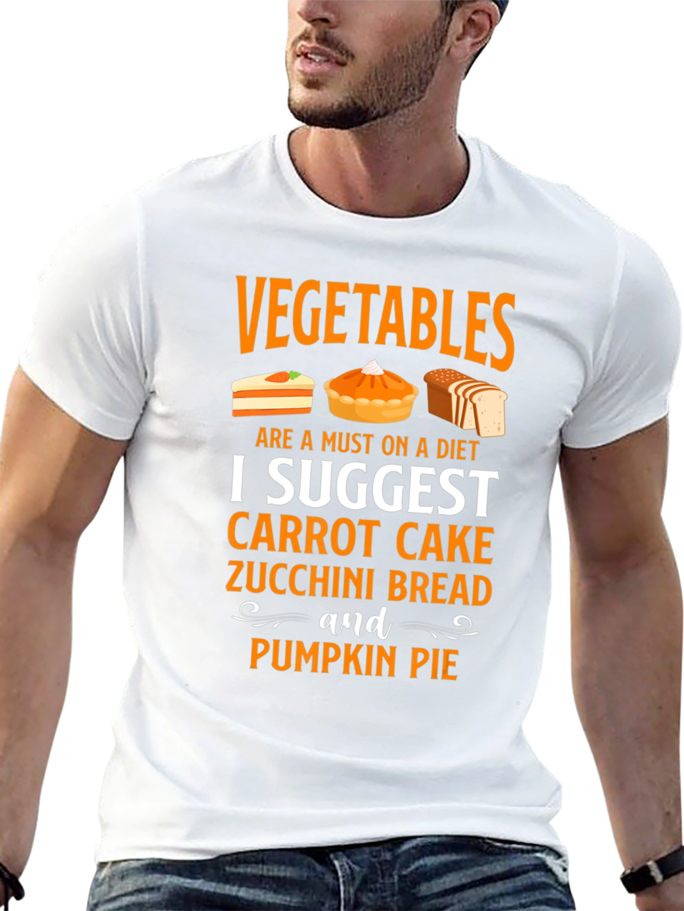 Vegetables on Diet Graphic Tee