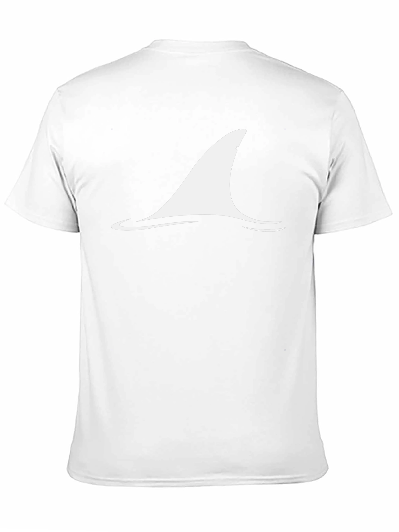 Shark Fin Graphic Tee - Mens Black T-Shirt