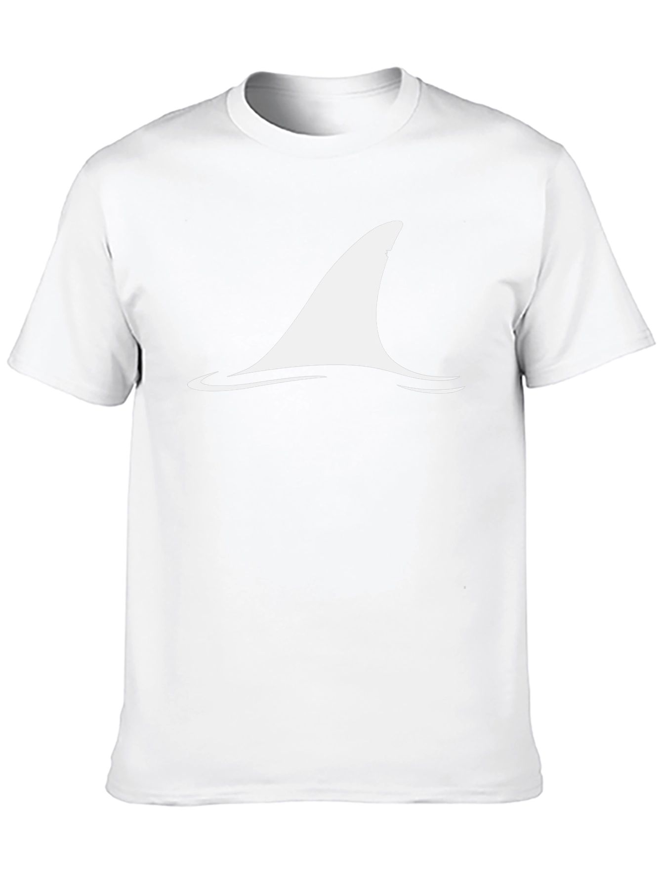 Shark Fin Graphic Tee - Mens Black T-Shirt