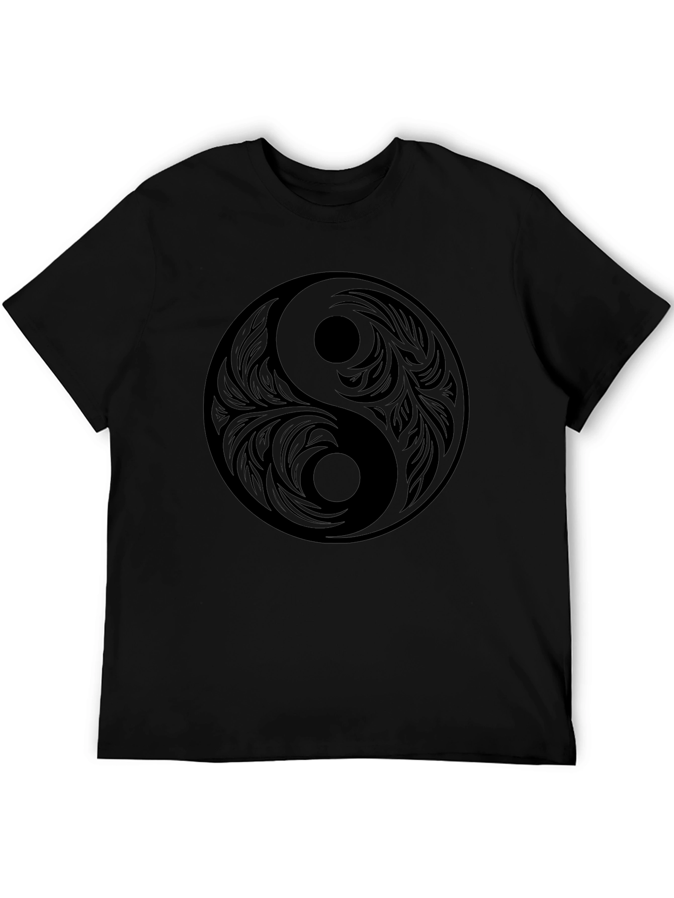 Yin Yang Graphic Print T-Shirt