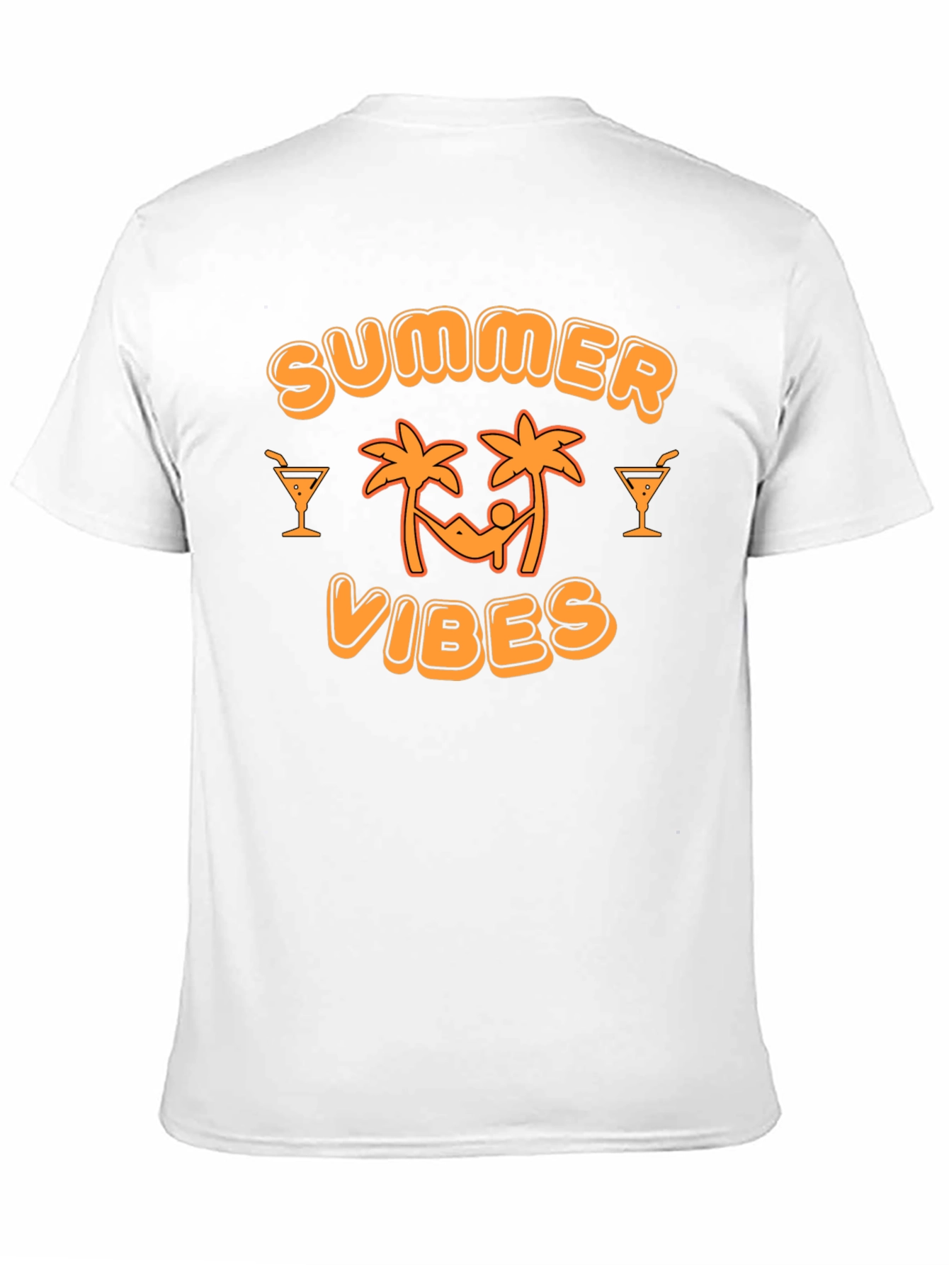Summer Vibes Black T-Shirt