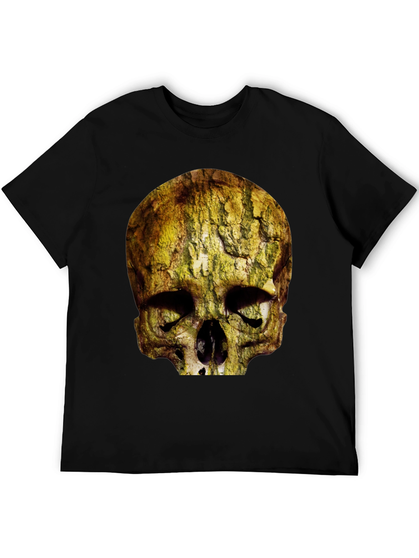 Skull Bark Graphic Tee - Unique Print Shirt