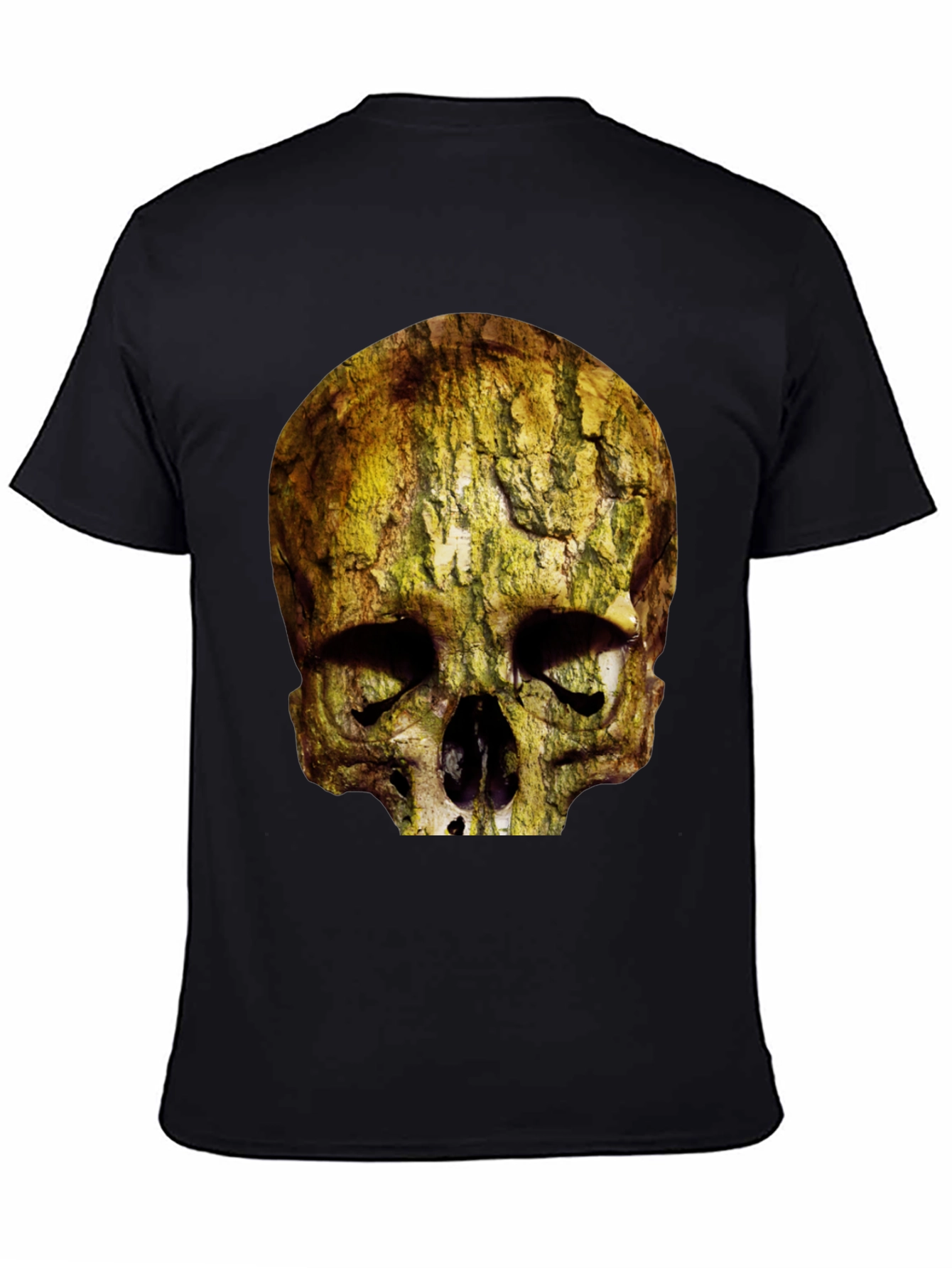 Skull Bark Graphic Tee - Unique Print Shirt