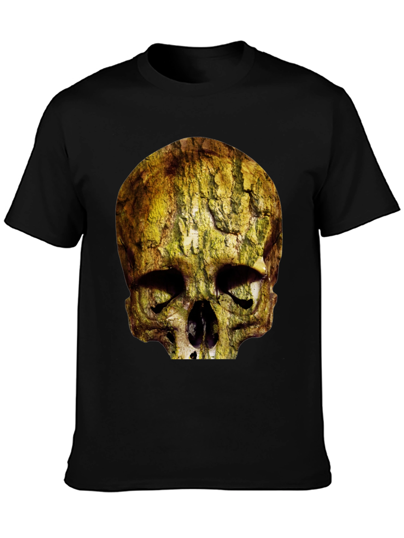 Skull Bark Graphic Tee - Unique Print Shirt