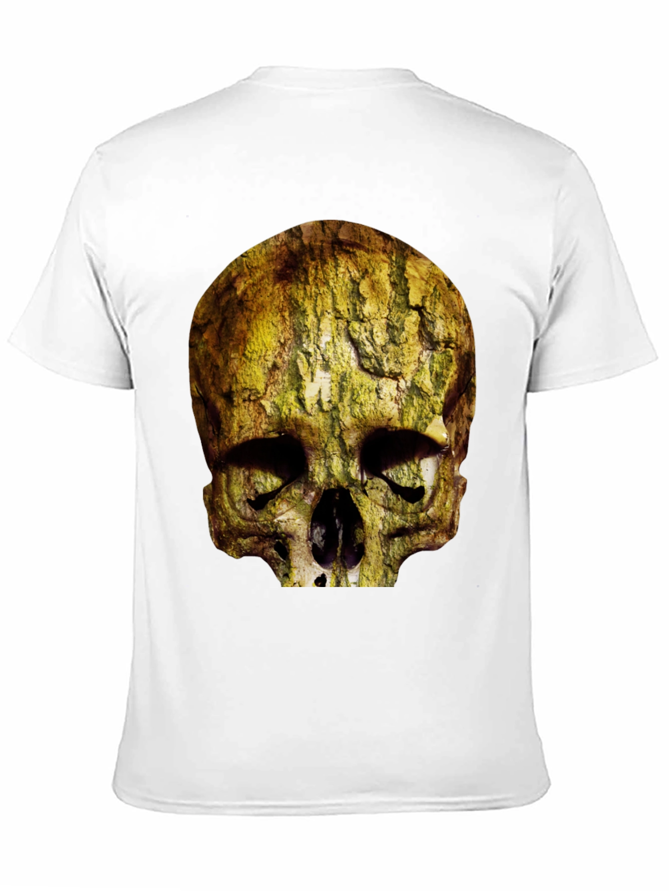 Skull Bark Graphic Tee - Unique Print Shirt