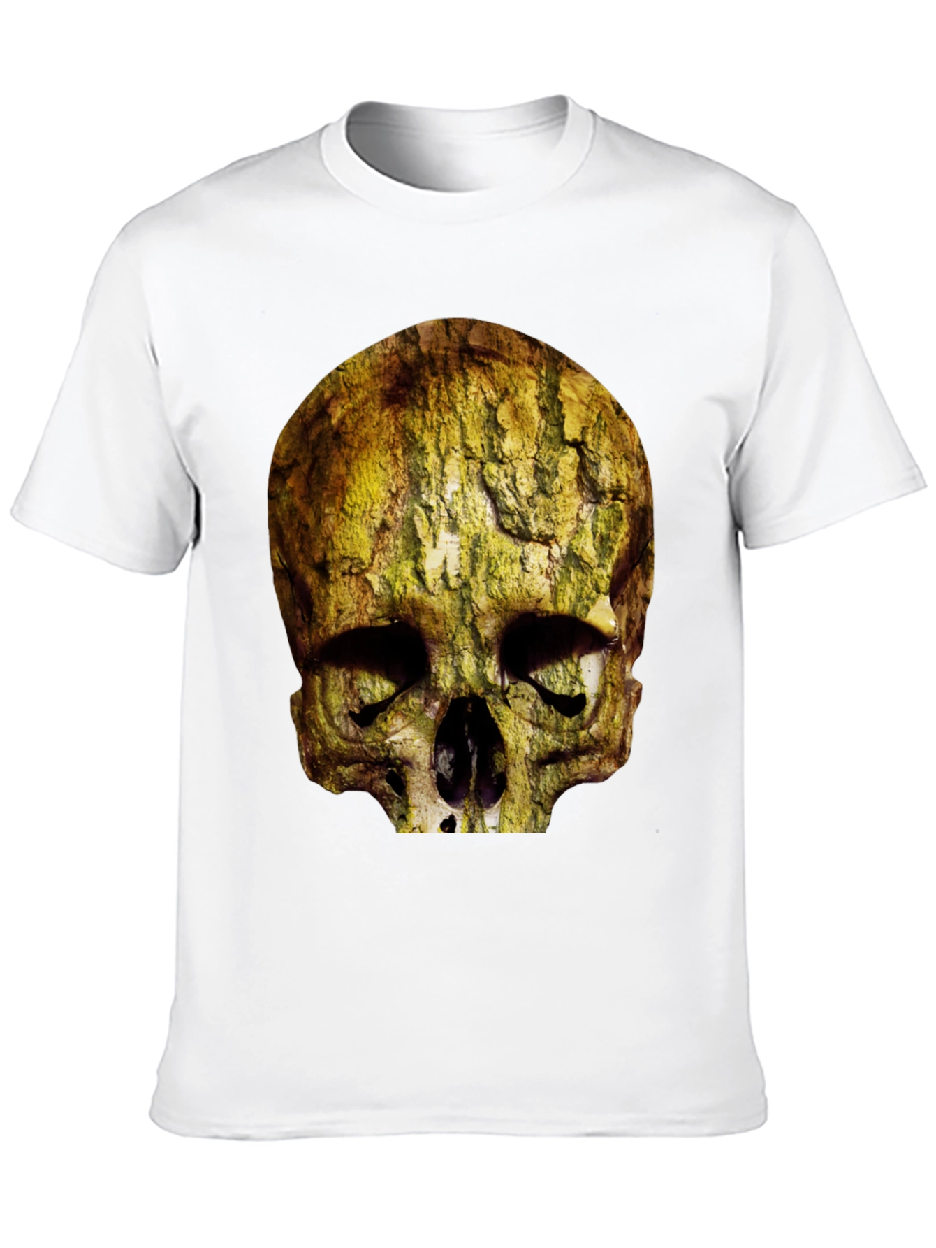 Skull Bark Graphic Tee - Unique Print Shirt
