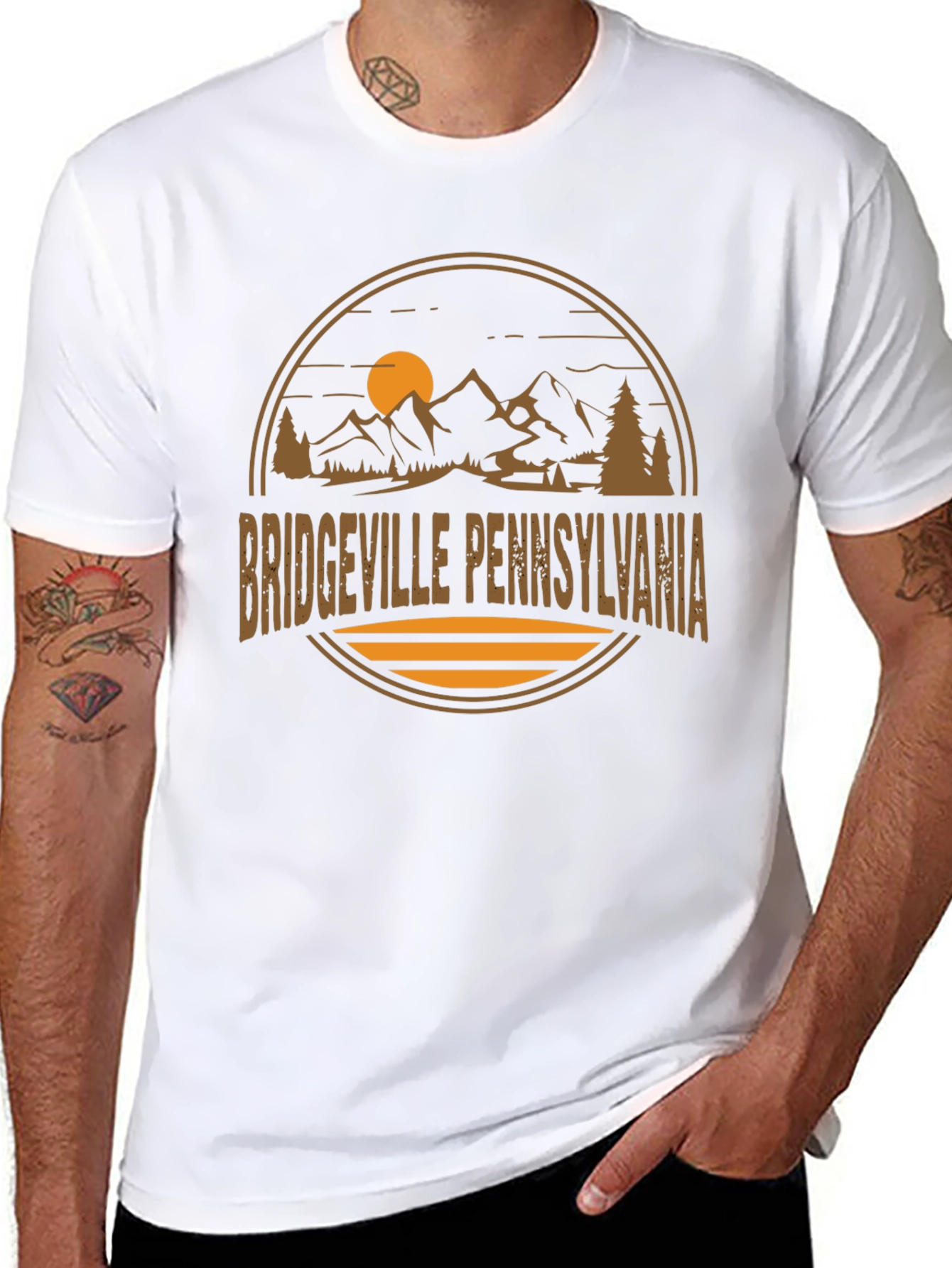 Bridgeville Pennsylvania T-Shirt - Nature Inspired Tee