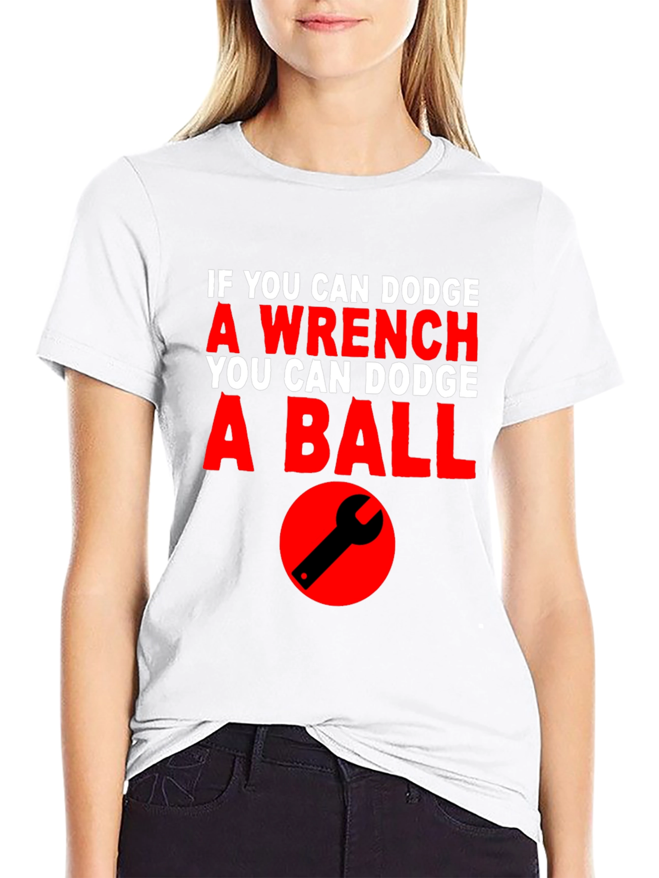 Dodge Wrench Dodgeball Funny T-Shirt