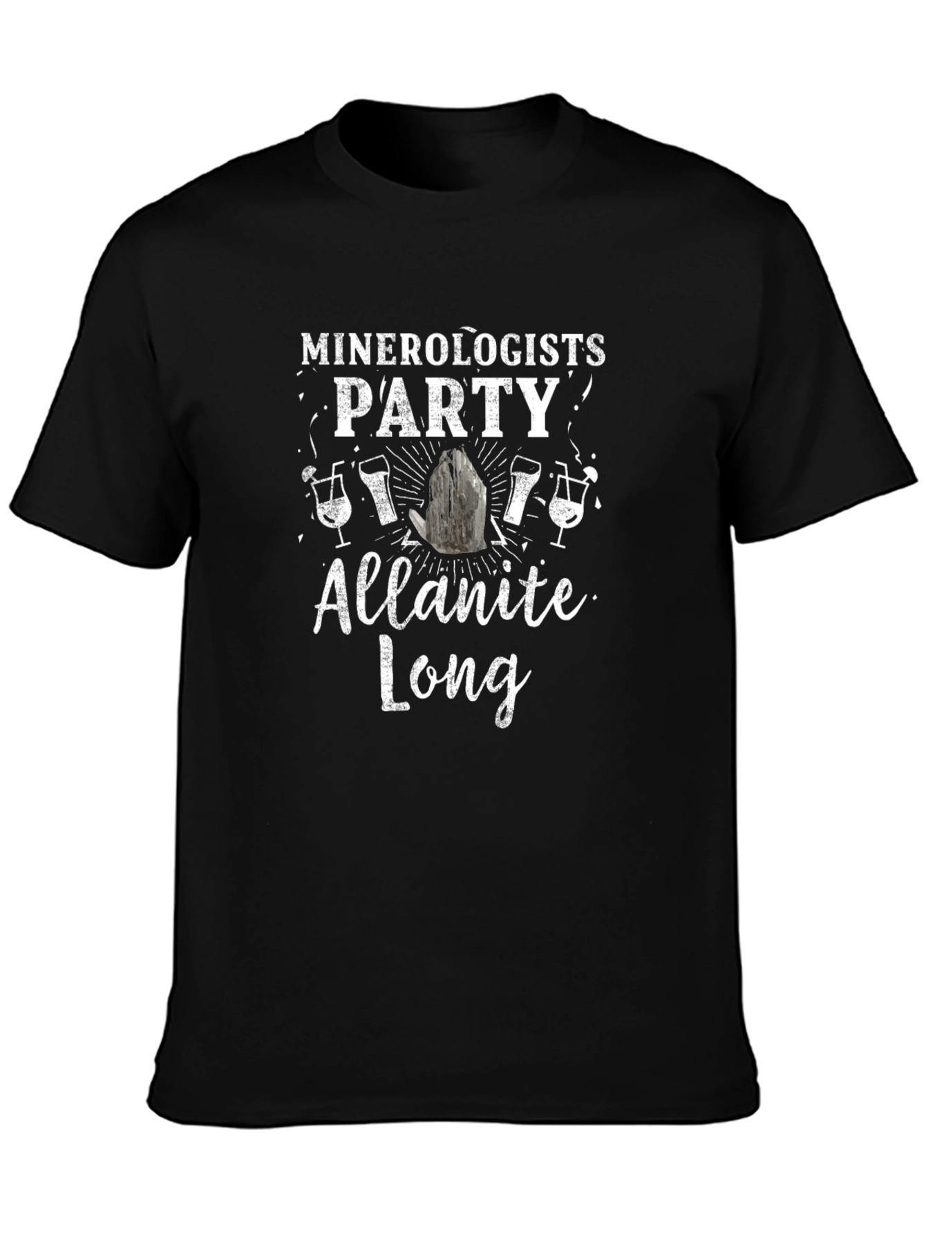Mineralogists Party Allanite Long T-Shirt